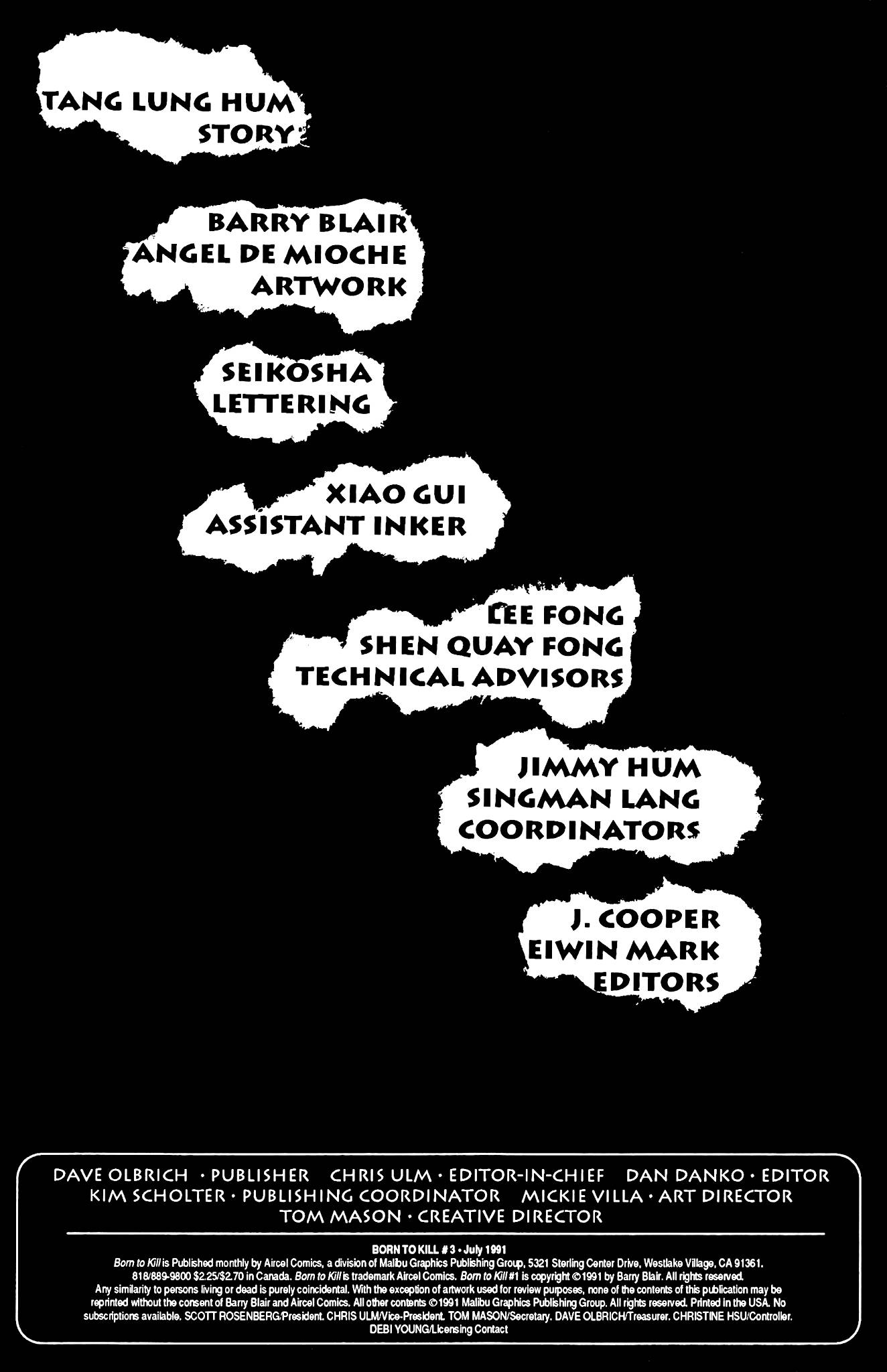 Read online Born to Kill comic -  Issue #3 - 2