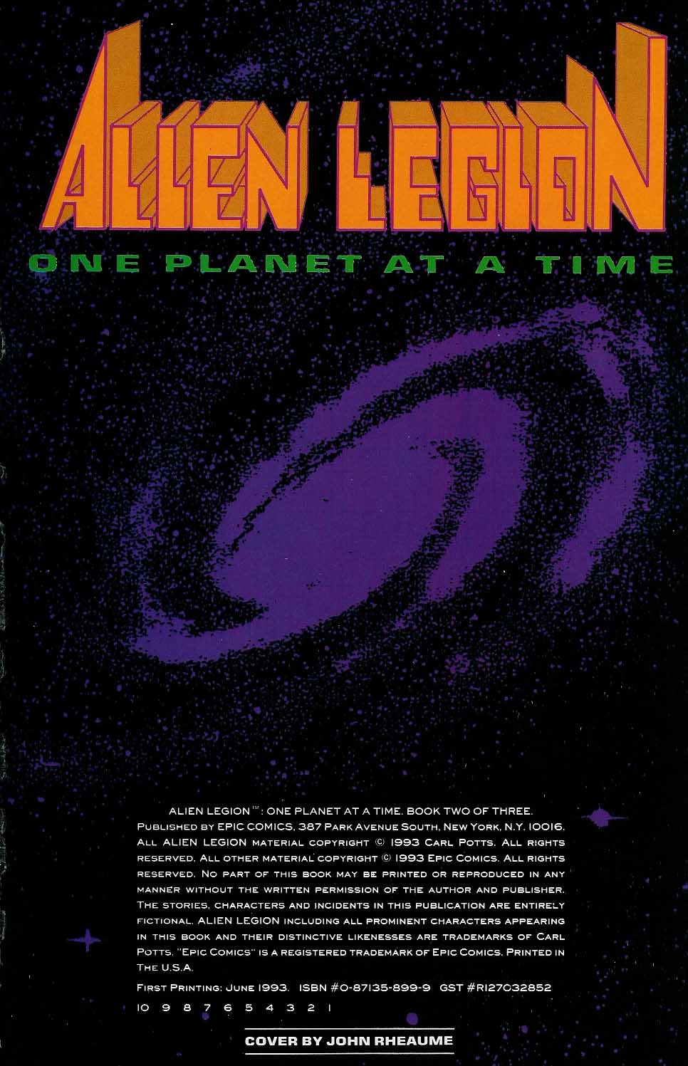 Read online Alien Legion: One Planet at a Time comic -  Issue #2 - 3