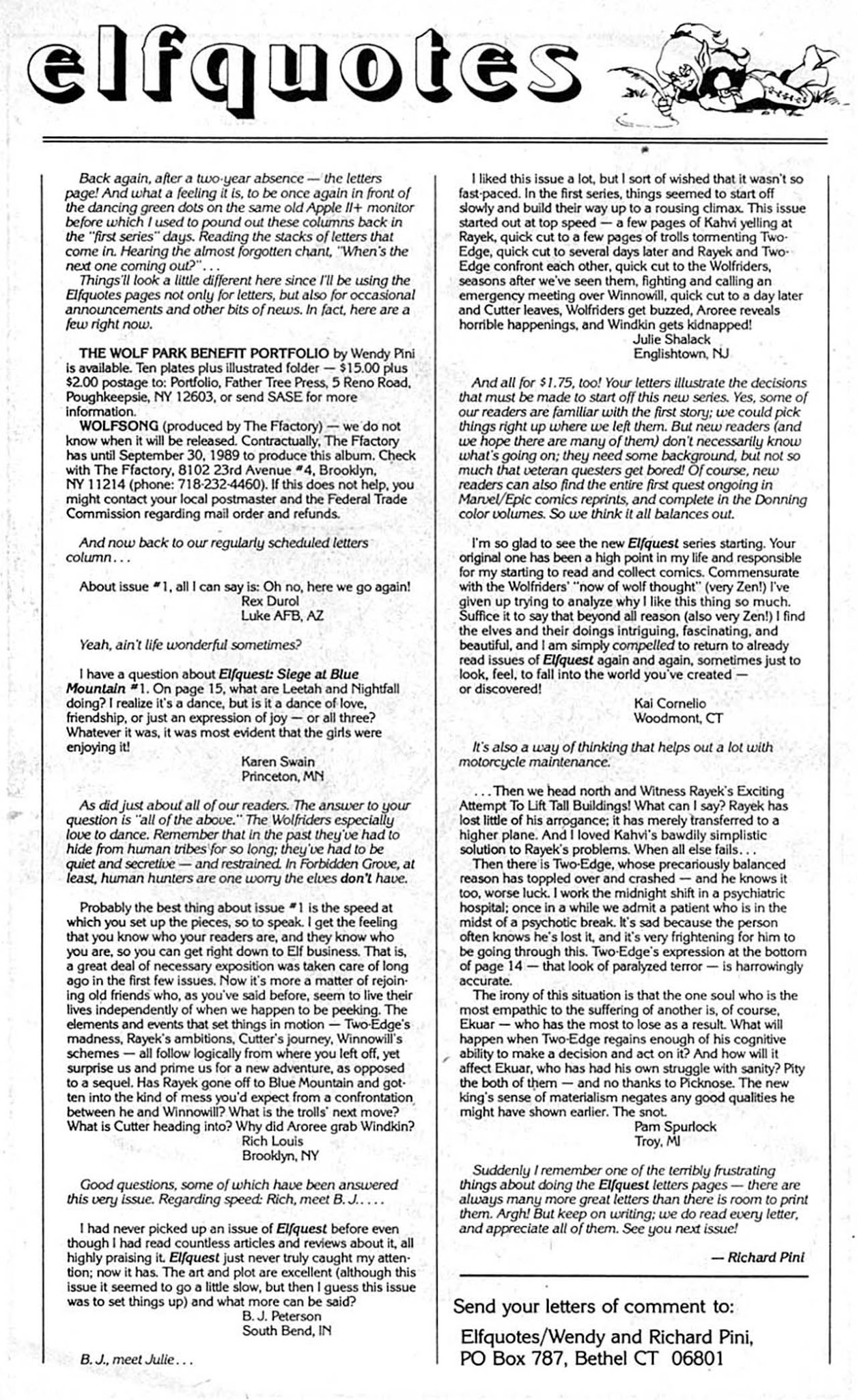 Read online ElfQuest: Siege at Blue Mountain comic -  Issue #2 - 2