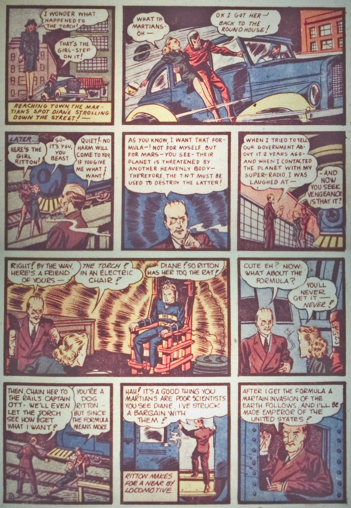 Read online Marvel Mystery Comics comic -  Issue #3 - 13