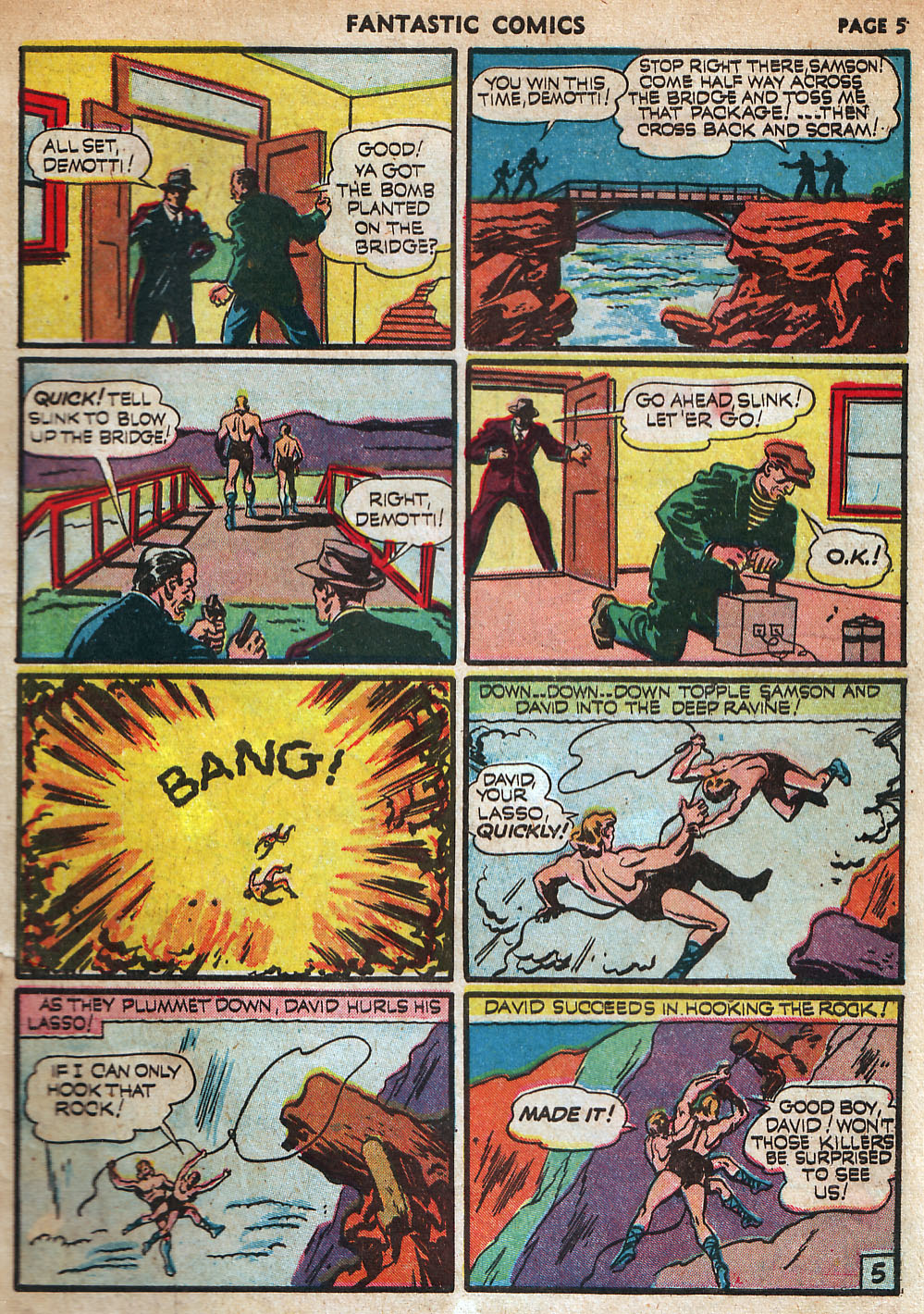 Read online Fantastic Comics comic -  Issue #18 - 7