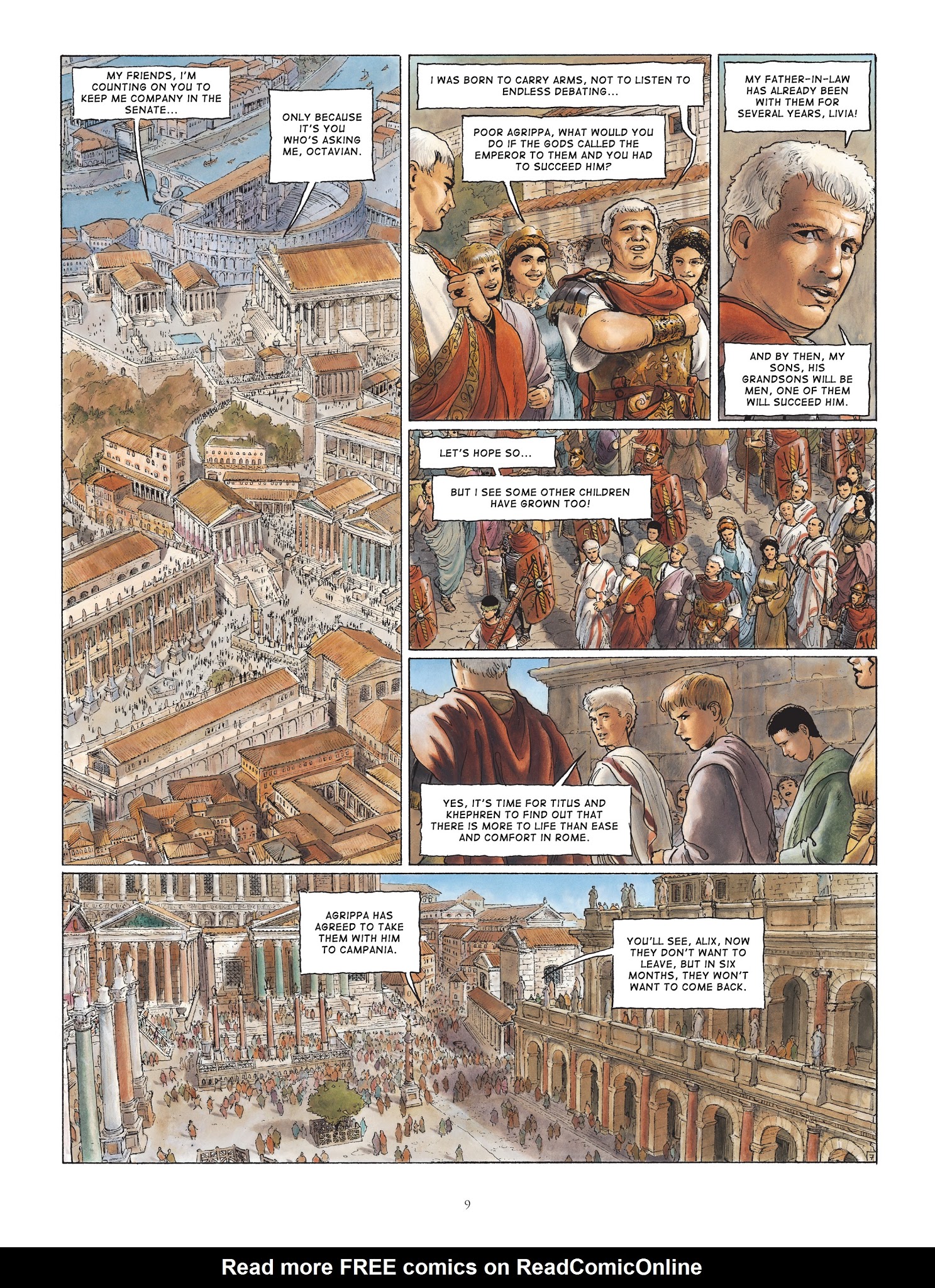 Read online Alix Senator comic -  Issue #1 - 10