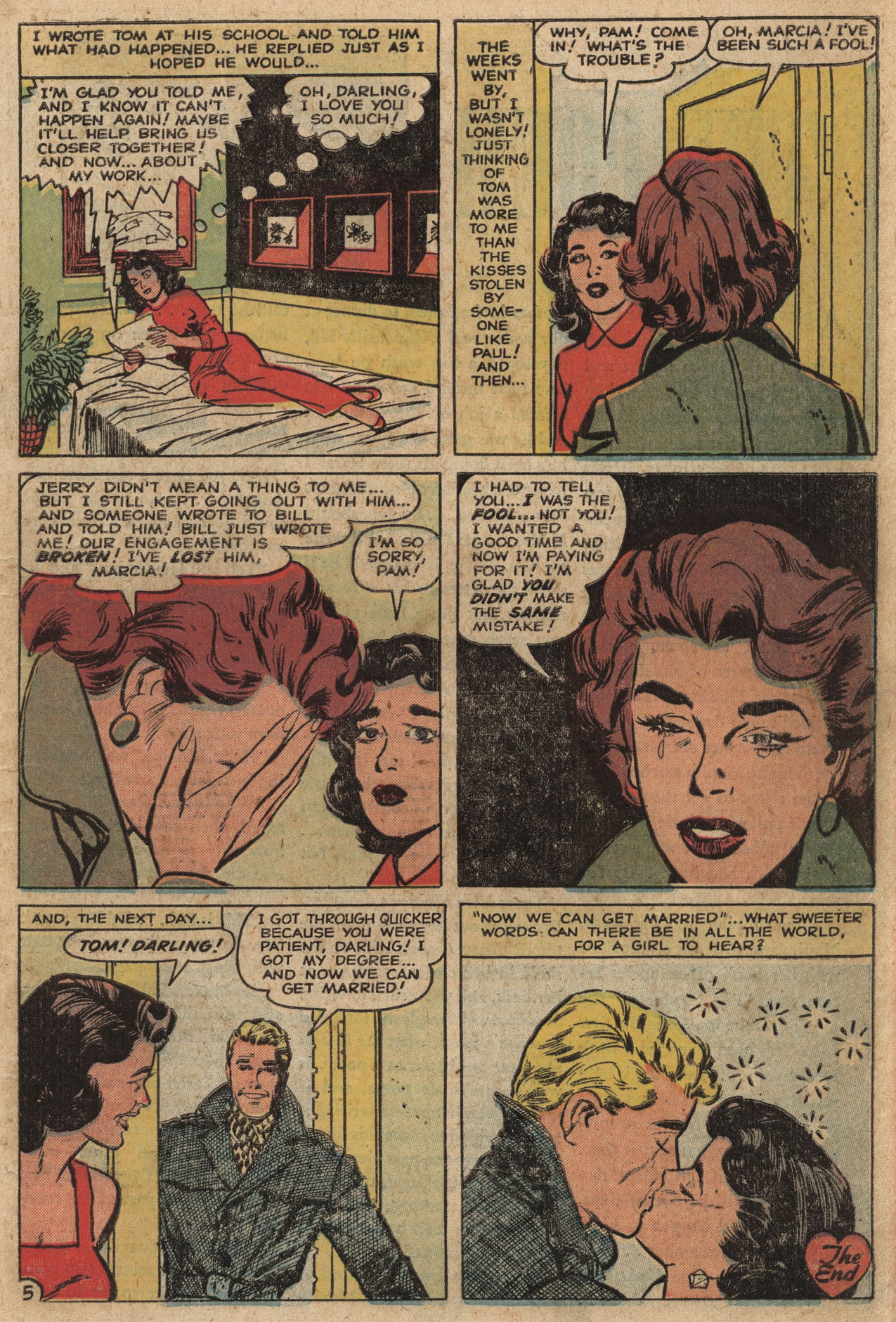 Read online Love Romances comic -  Issue #66 - 7