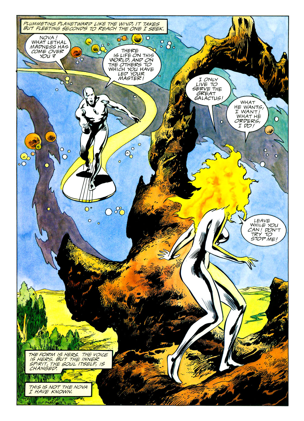 Read online Marvel Graphic Novel comic -  Issue #38 - Silver Surfer - Judgment Day - 38