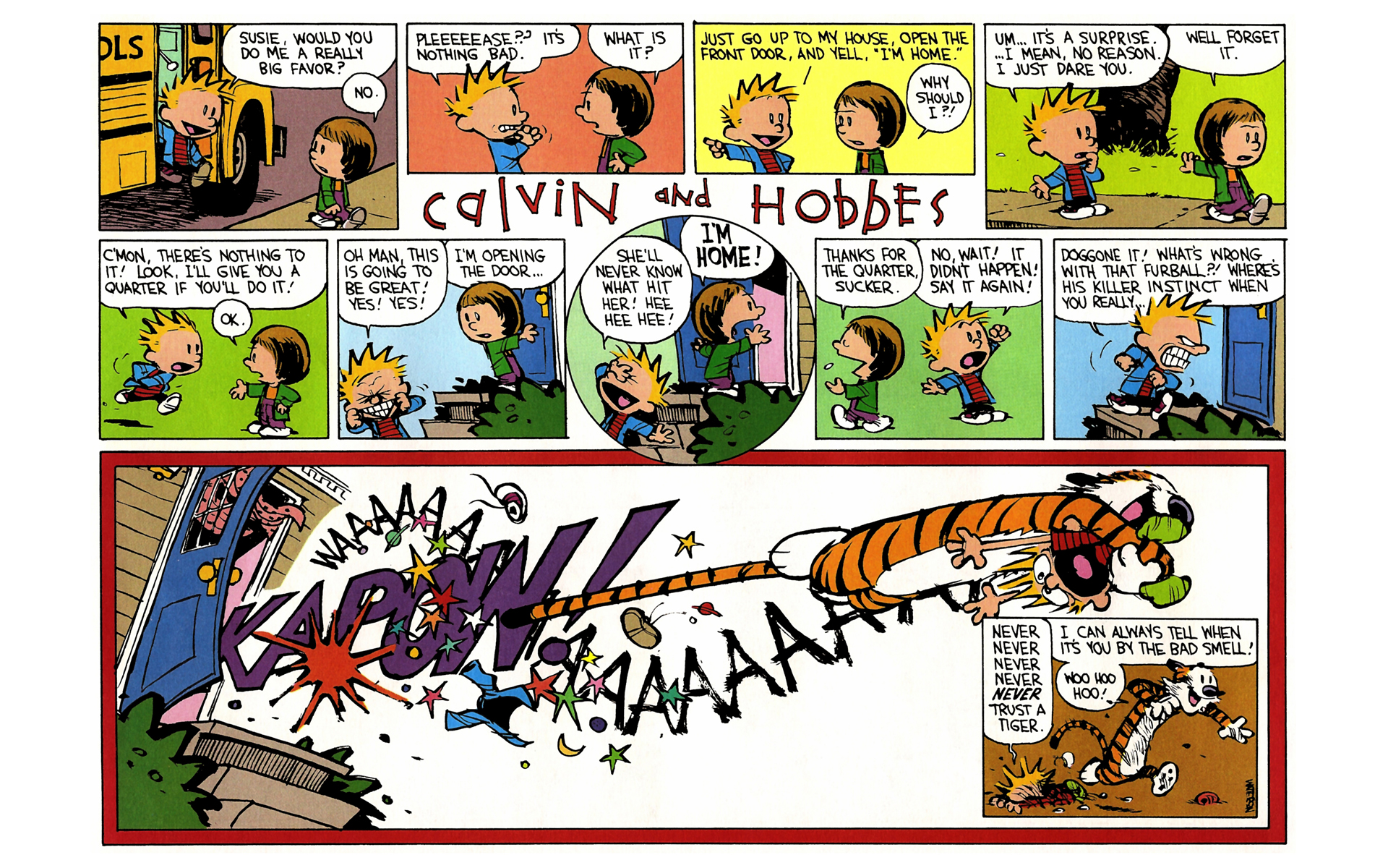 Read online Calvin and Hobbes comic -  Issue #8 - 56