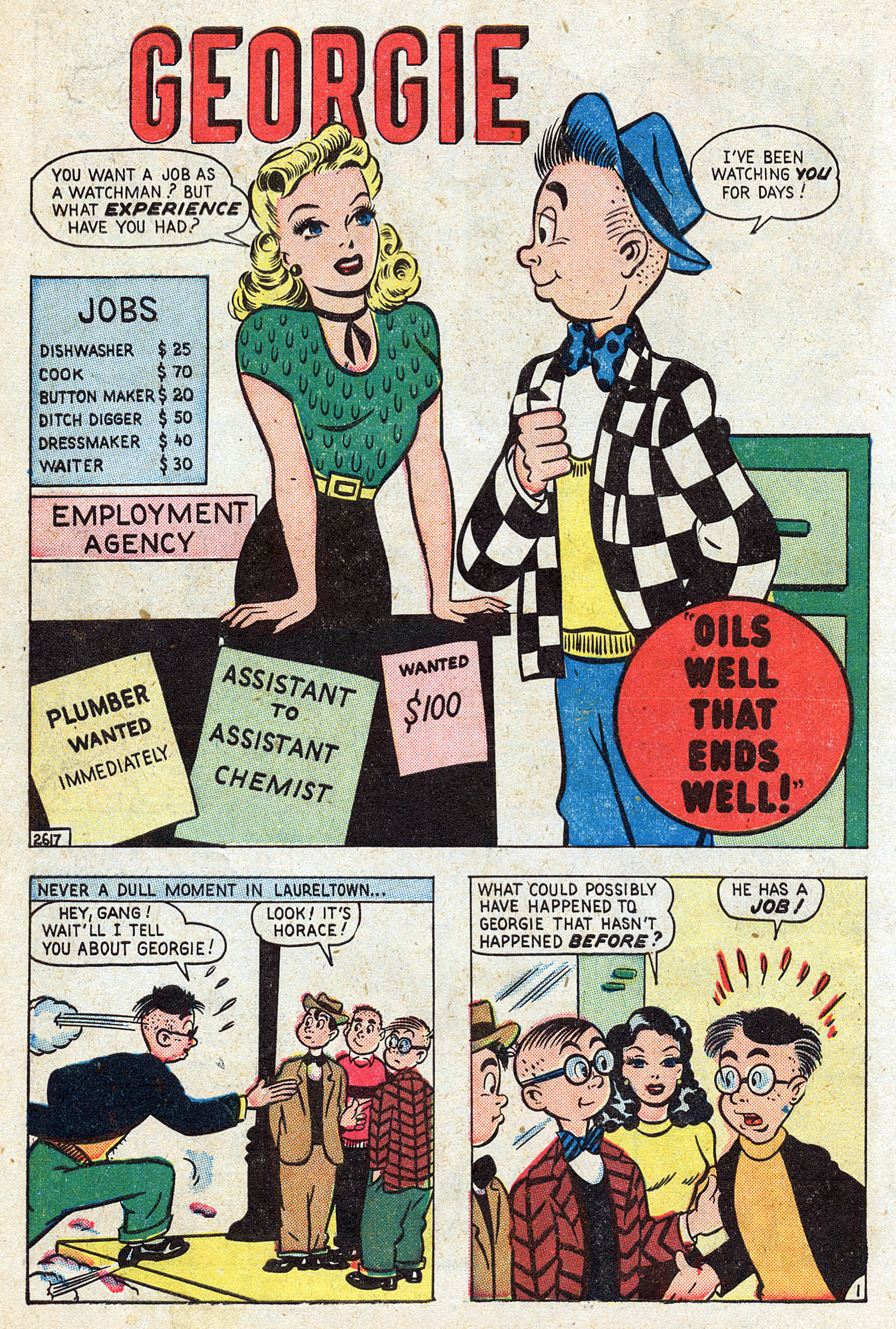 Read online Georgie Comics (1945) comic -  Issue #18 - 12