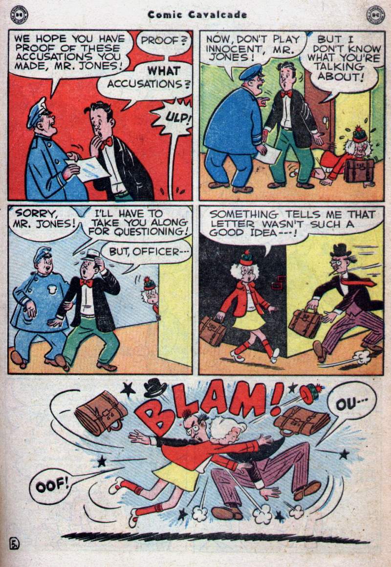 Read online Comic Cavalcade comic -  Issue #28 - 47