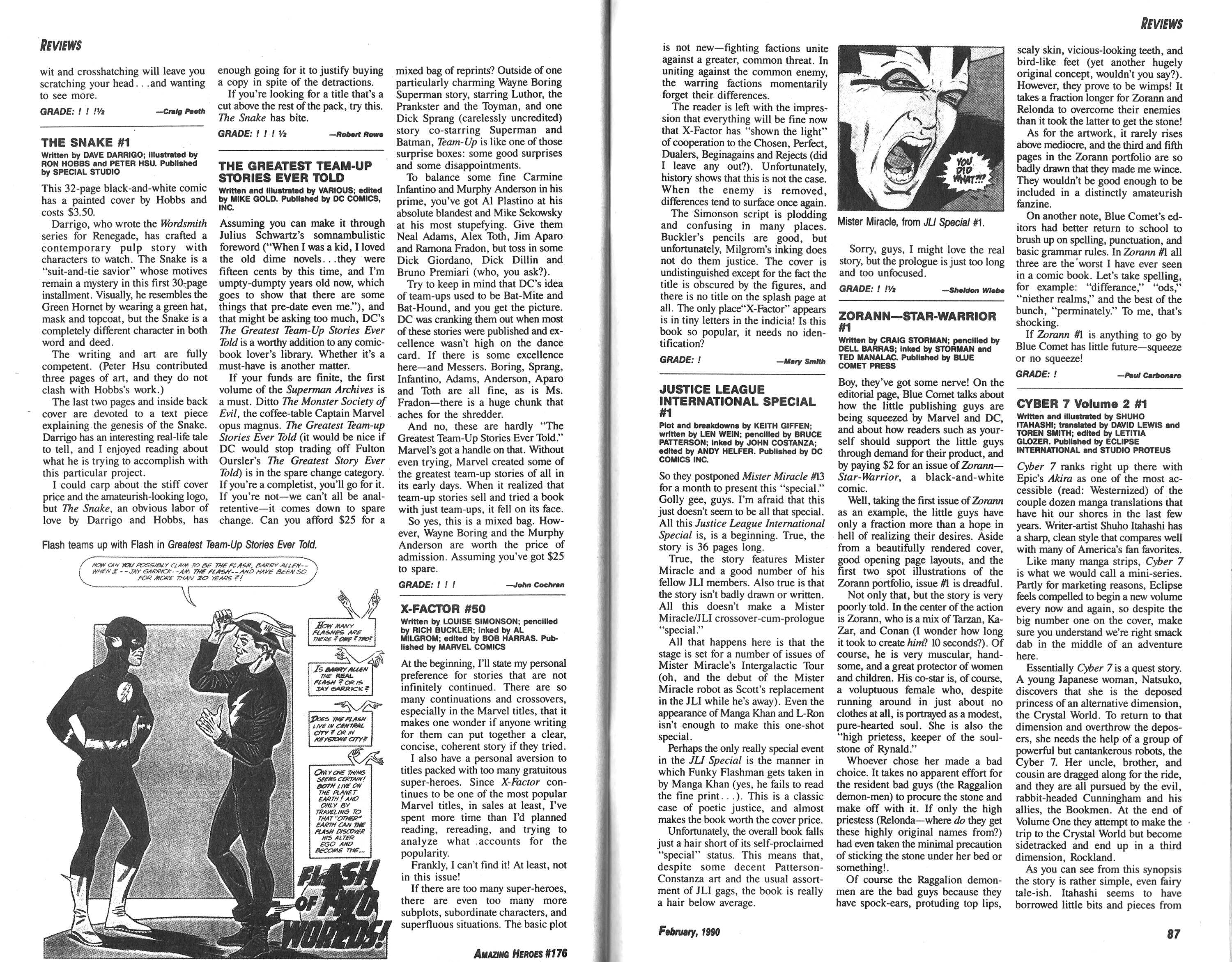 Read online Amazing Heroes comic -  Issue #176 - 44