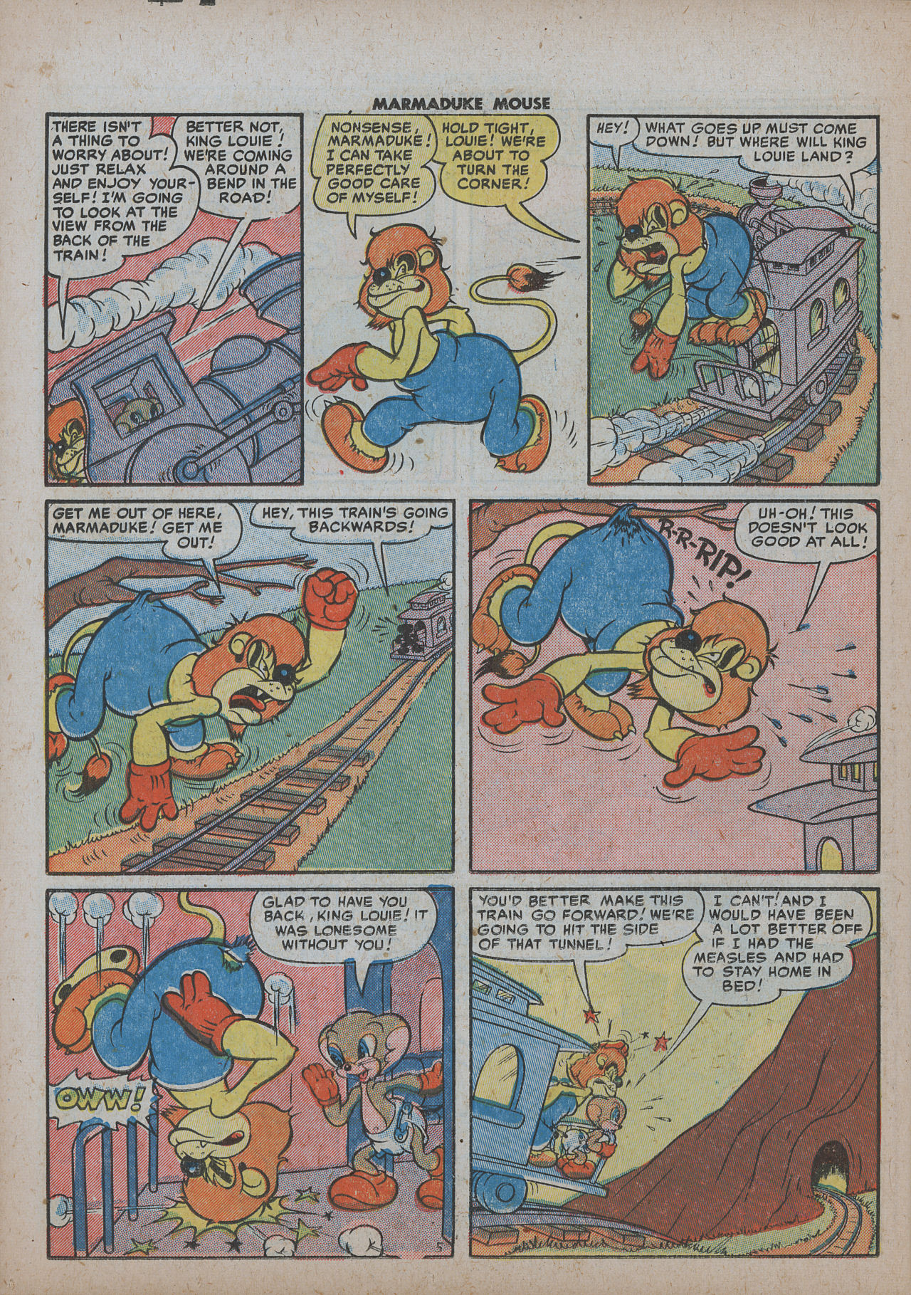 Read online Marmaduke Mouse comic -  Issue #23 - 36