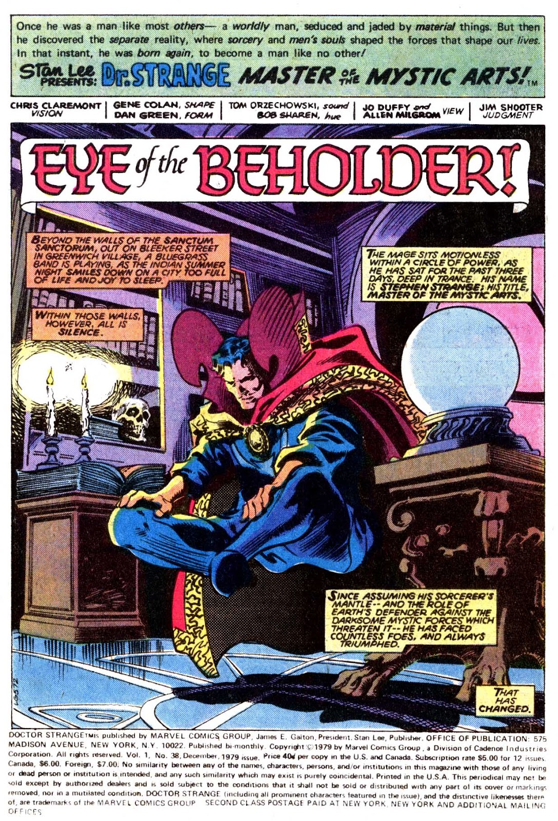 Doctor Strange (1974) issue 38 - Page 2