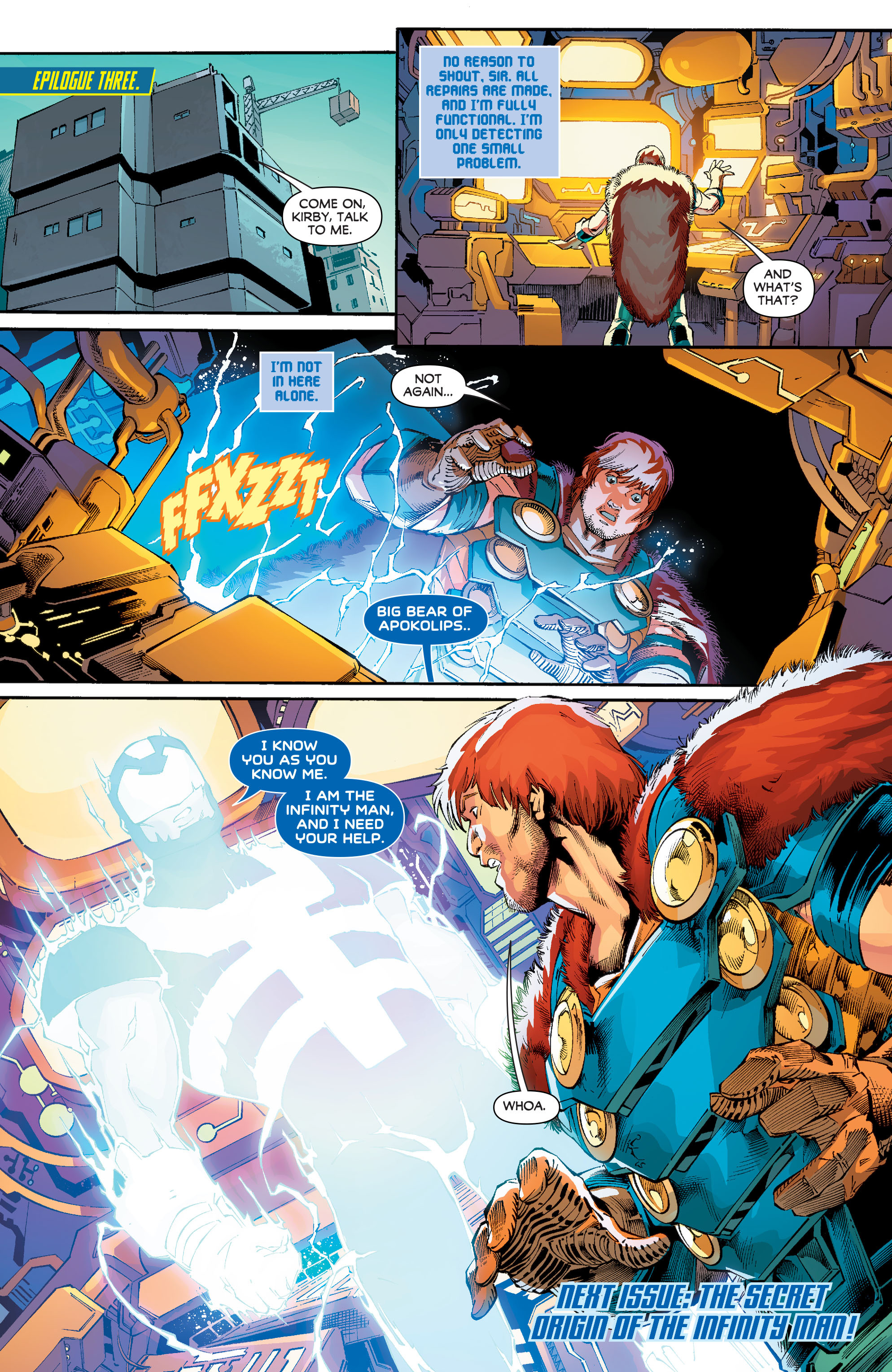 Read online Infinity Man and the Forever People comic -  Issue #8 - 19