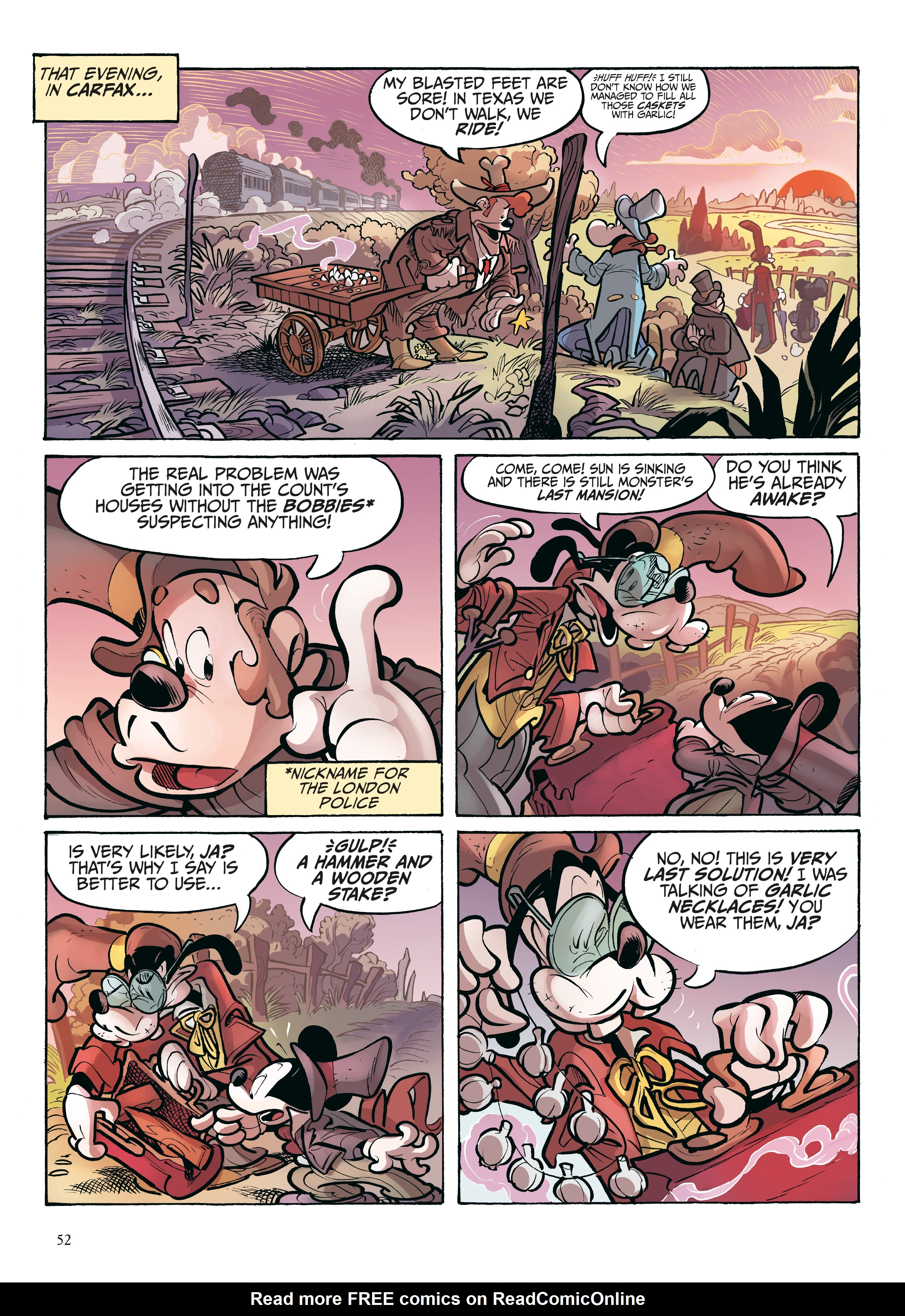 Read online Disney Dracula, Starring Mickey Mouse comic -  Issue # TPB - 52
