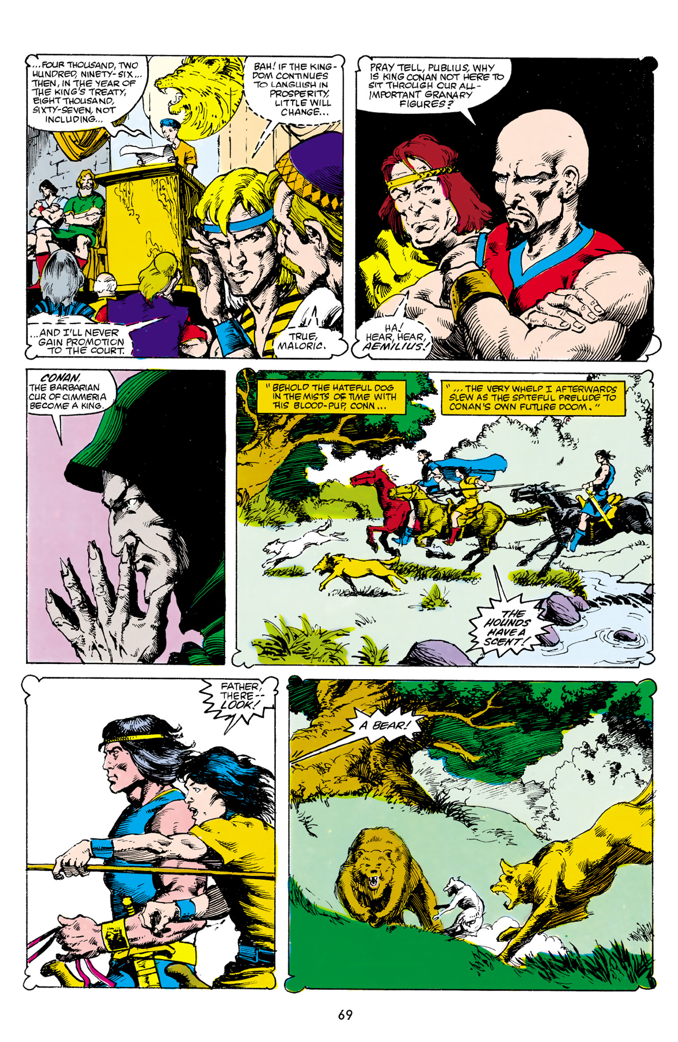 Read online The Chronicles of King Conan comic -  Issue # TPB 6 (Part 1) - 69
