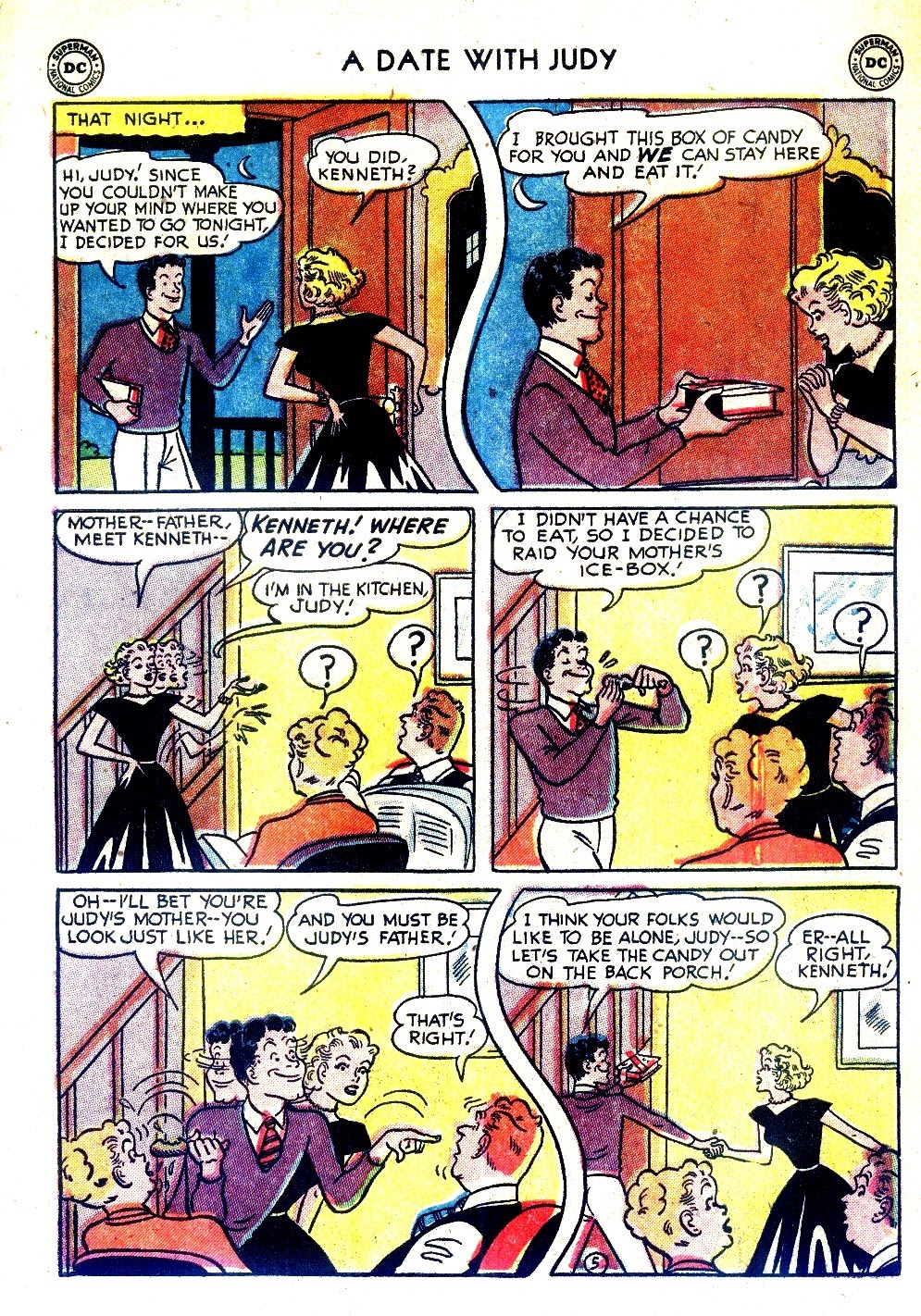 Read online A Date with Judy comic -  Issue #27 - 35