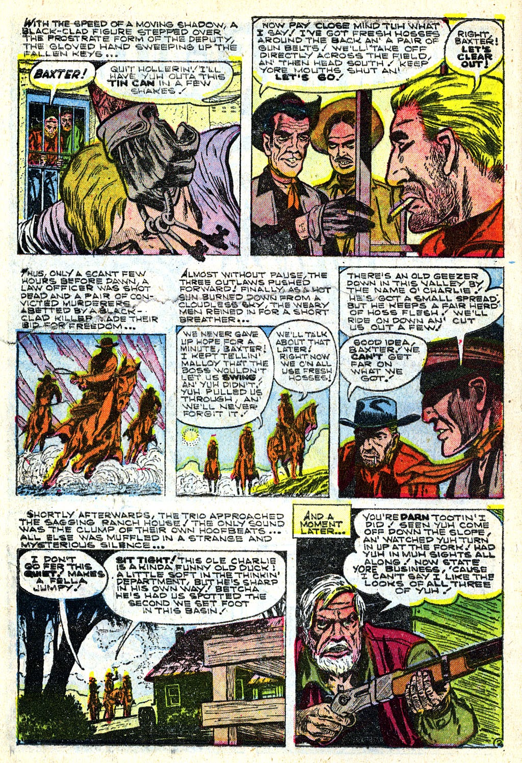 Read online Western Outlaws (1954) comic -  Issue #1 - 28