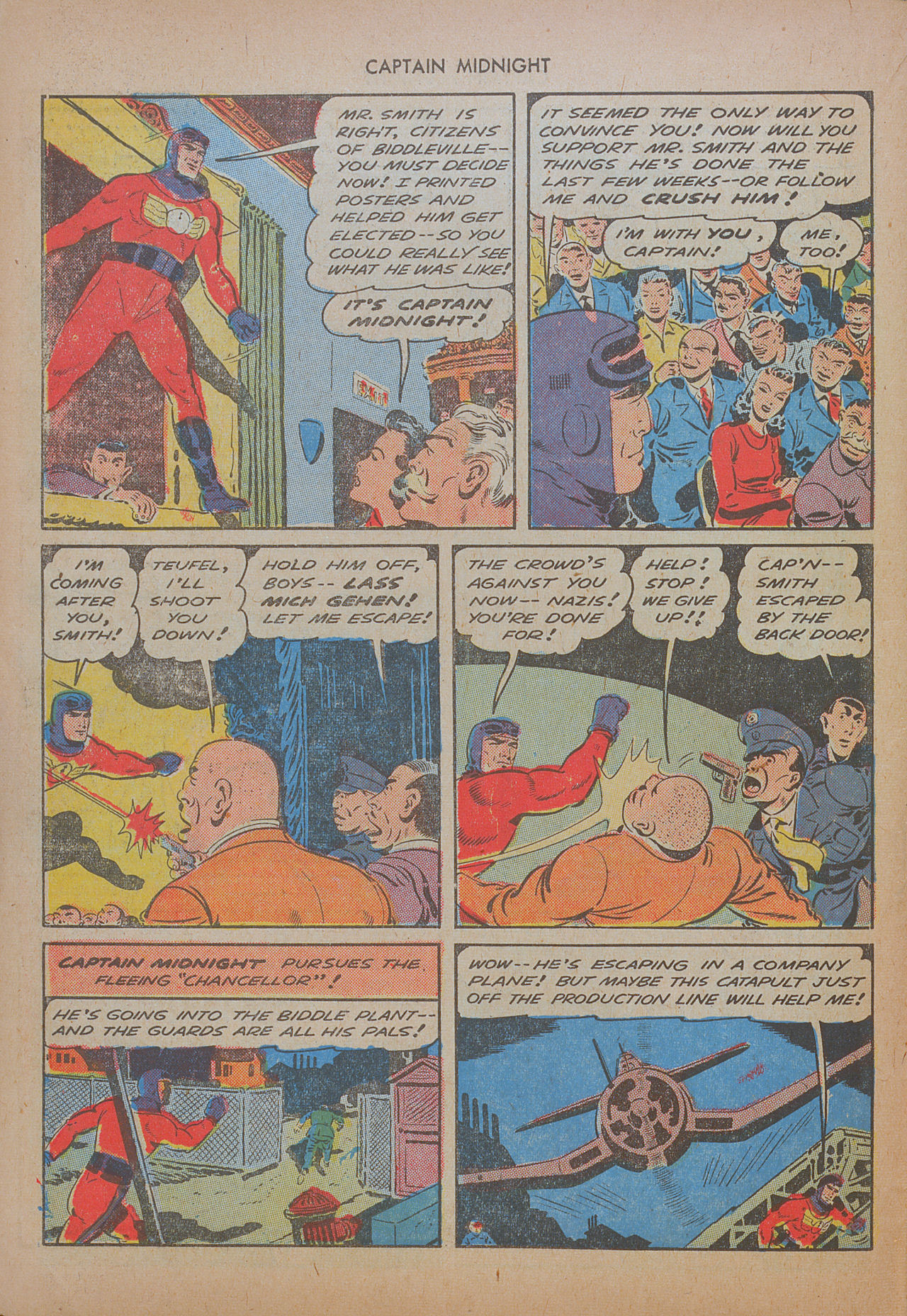 Read online Captain Midnight (1942) comic -  Issue #17 - 14