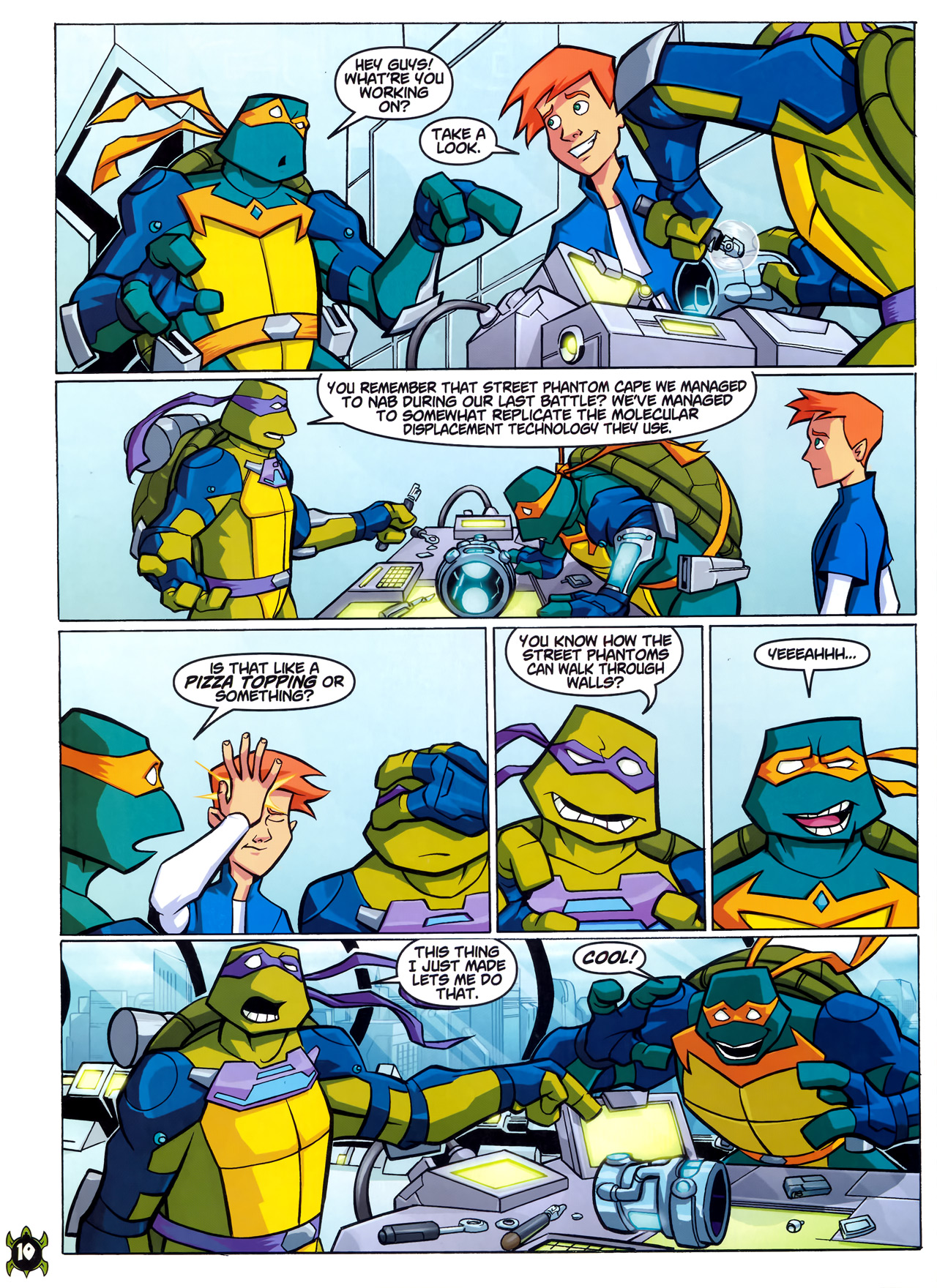Read online Teenage Mutant Ninja Turtles Comic comic -  Issue #4 - 9