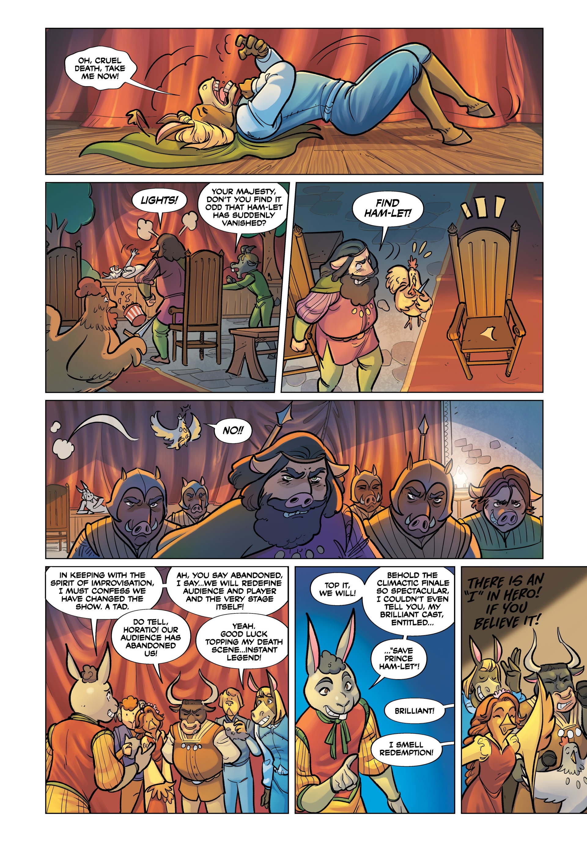 Read online Ham-let: A Shakespearean Mash-up comic -  Issue # Full - 34
