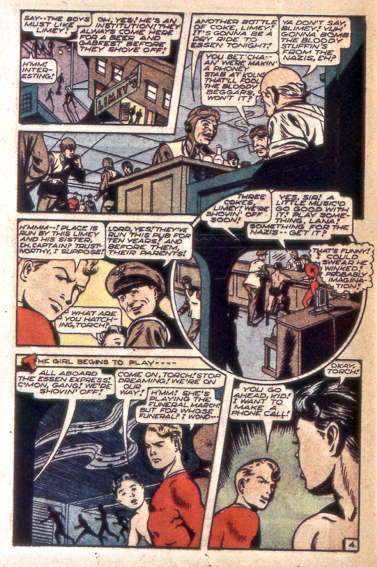 Read online The Human Torch (1940) comic -  Issue #16 - 18
