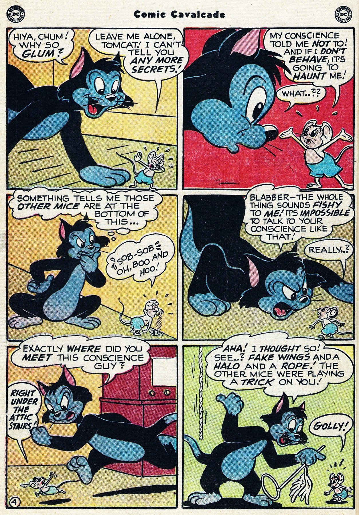 Read online Comic Cavalcade comic -  Issue #37 - 16