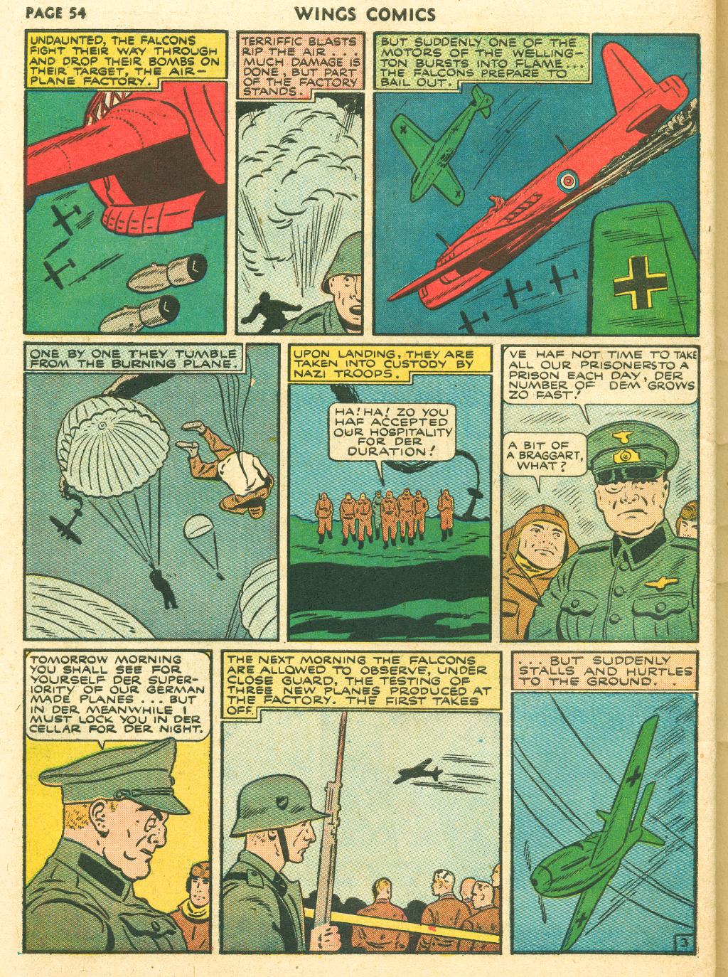Read online Wings Comics comic -  Issue #10 - 56