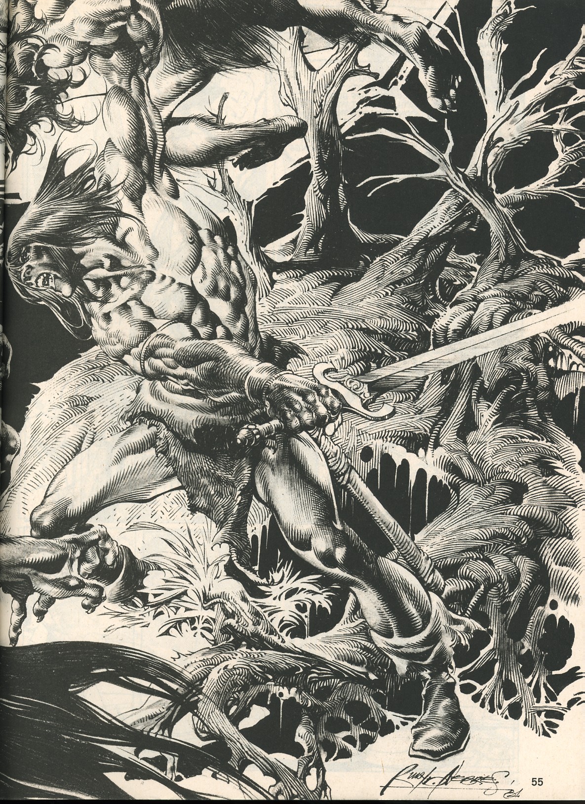 Read online The Savage Sword Of Conan comic -  Issue #107 - 55