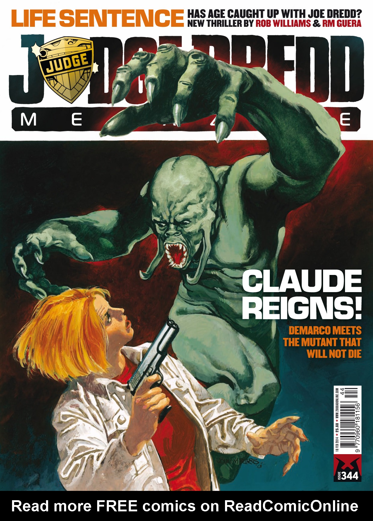 Read online Judge Dredd Megazine (Vol. 5) comic -  Issue #344 - 1