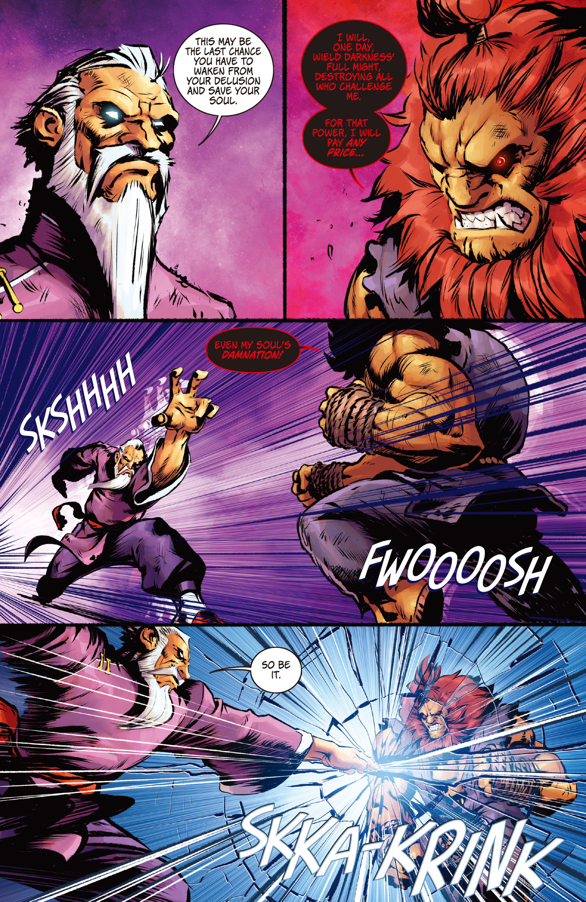 Read online Street Fighter One-shots comic -  Issue # Akuma VS Hell - 21