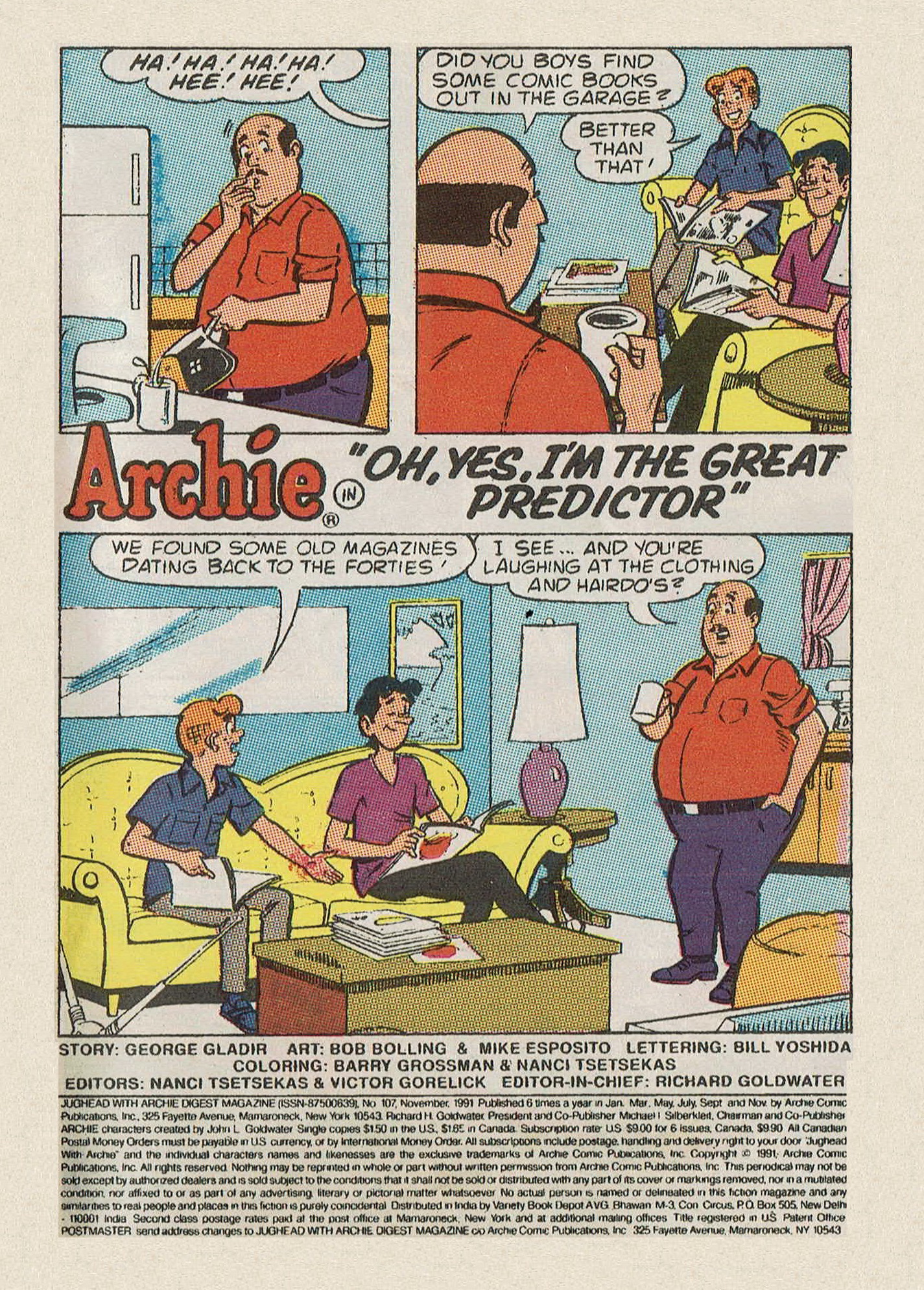 Read online Jughead with Archie Digest Magazine comic -  Issue #107 - 3