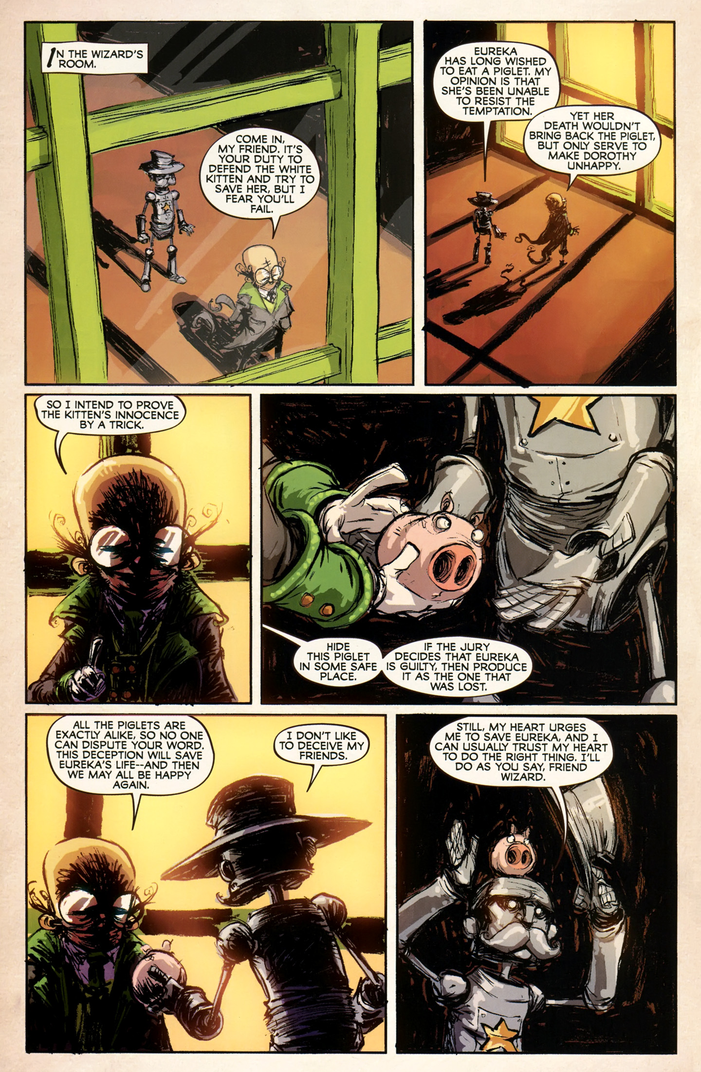 Read online Dorothy & The Wizard in Oz comic -  Issue #8 - 9