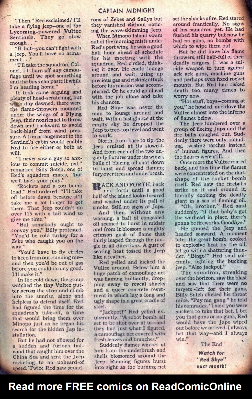 Read online Captain Midnight (1942) comic -  Issue #32 - 14