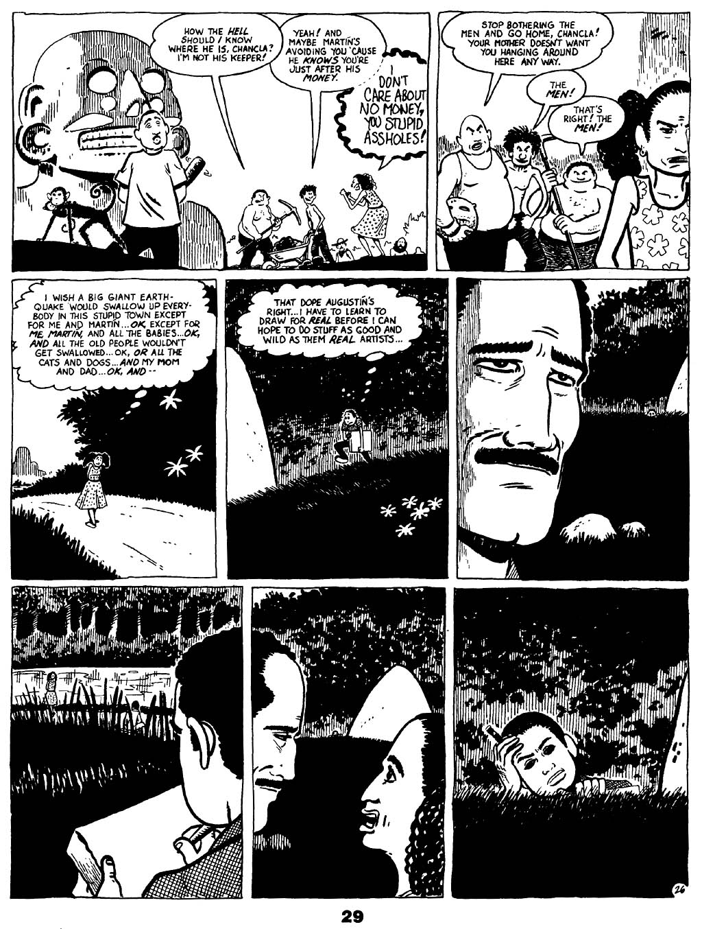 Read online Love and Rockets (1982) comic -  Issue #22 - 31