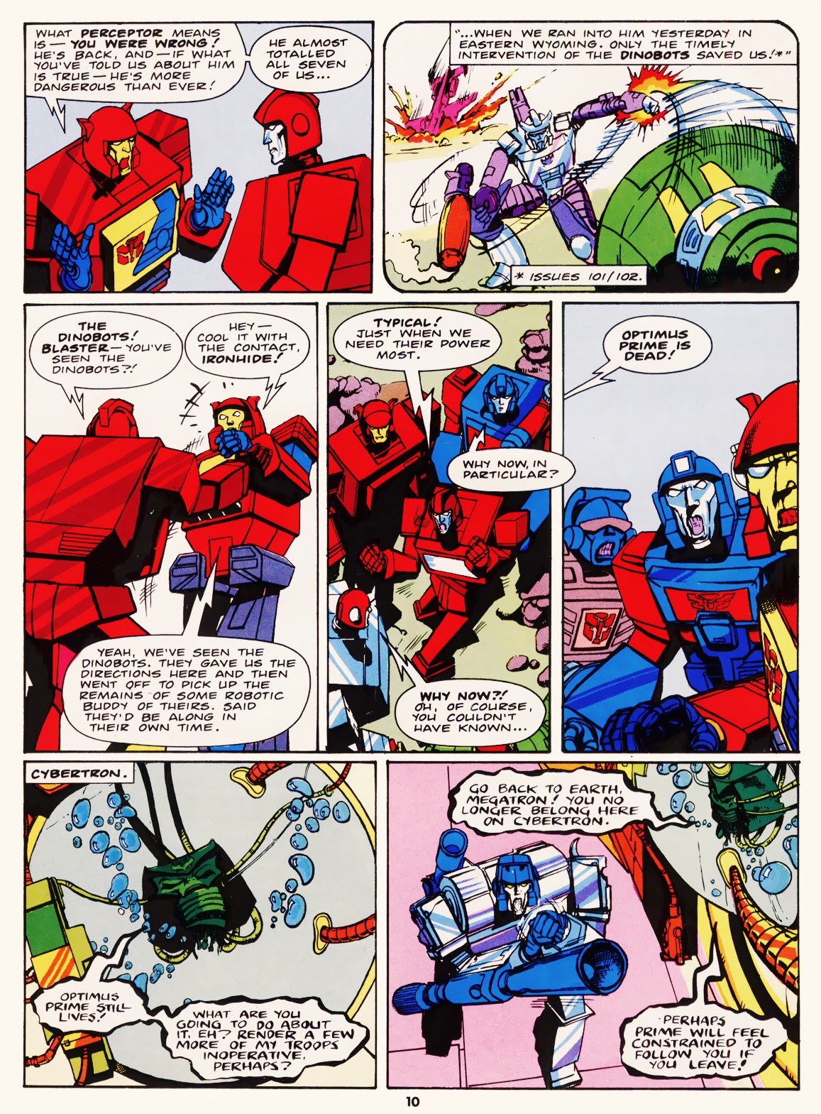 Read online The Transformers (UK) comic -  Issue #103 - 10