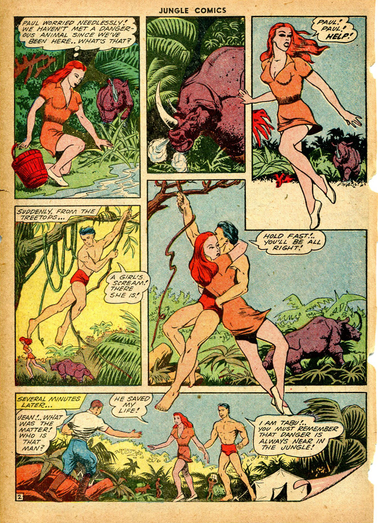 Read online Jungle Comics comic -  Issue #52 - 36