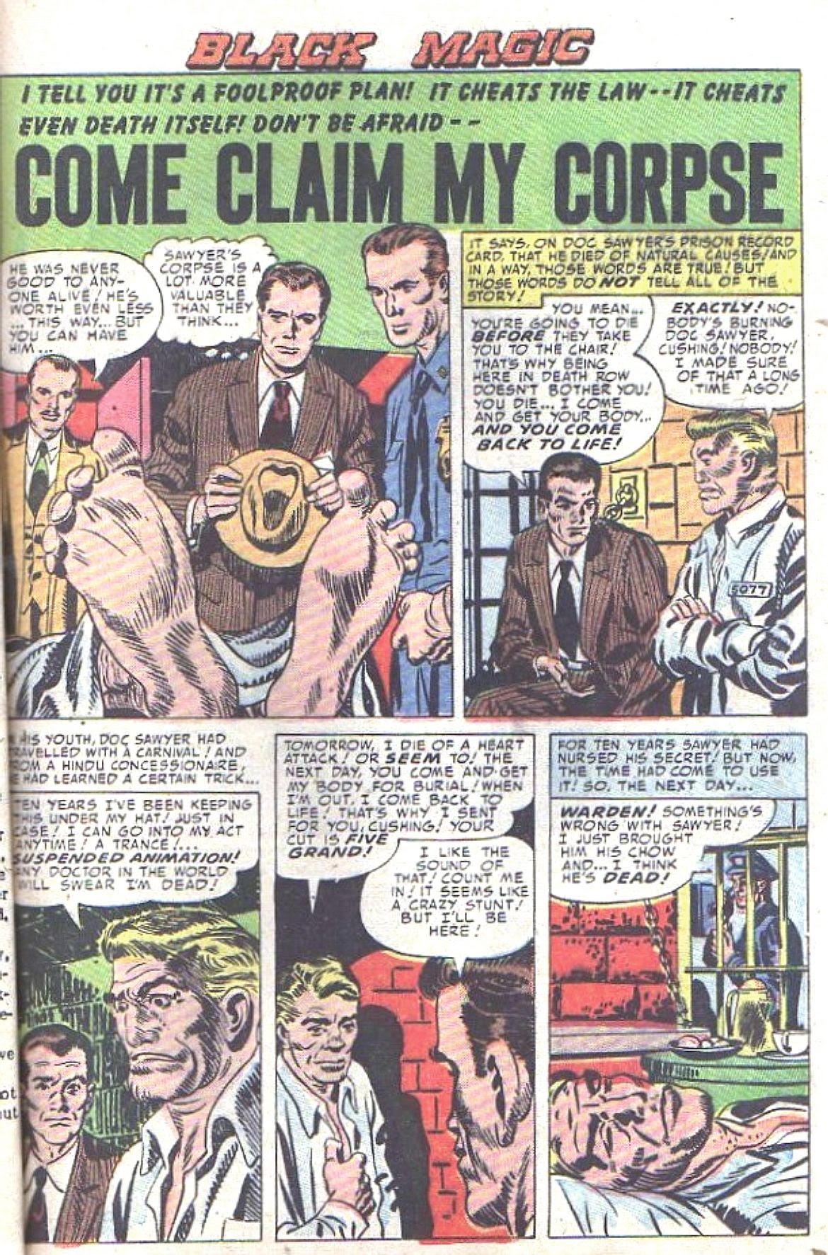 Read online Black Magic (1950) comic -  Issue #18 - 29