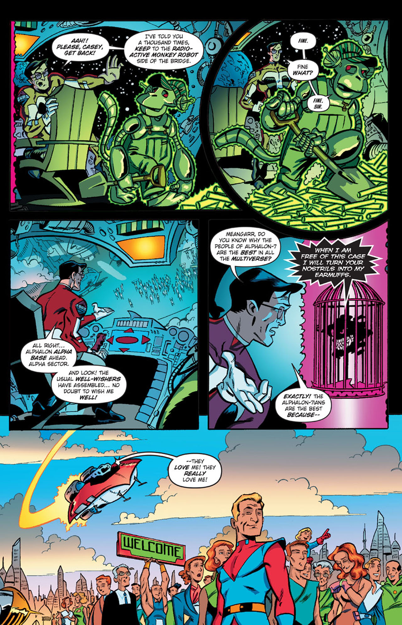 Read online Stephen Colbert's Tek Jansen comic -  Issue #1 - 10