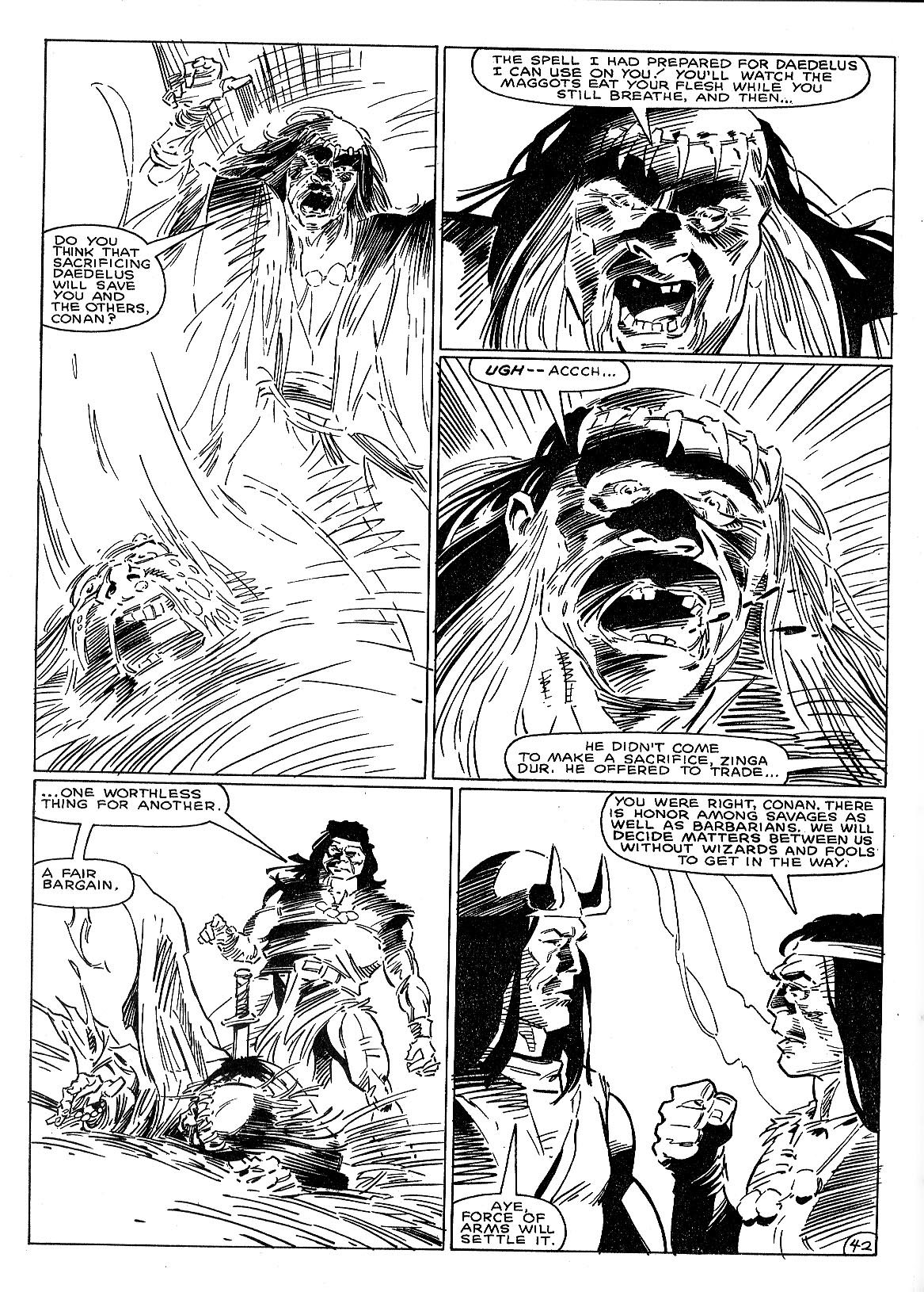 Read online The Savage Sword Of Conan comic -  Issue #143 - 48