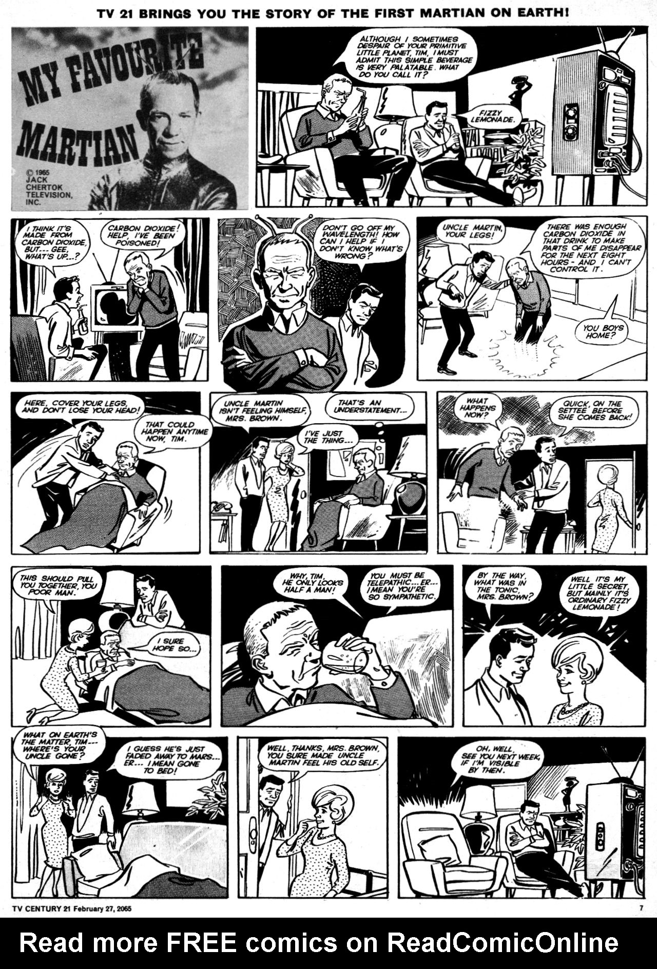 Read online TV Century 21 (TV 21) comic -  Issue #6 - 7