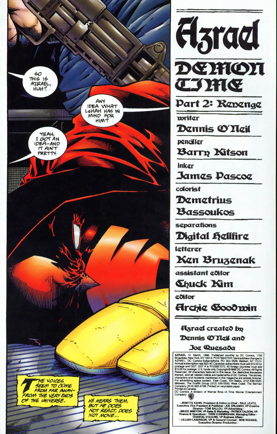 Read online Azrael (1995) comic -  Issue #14 - 2