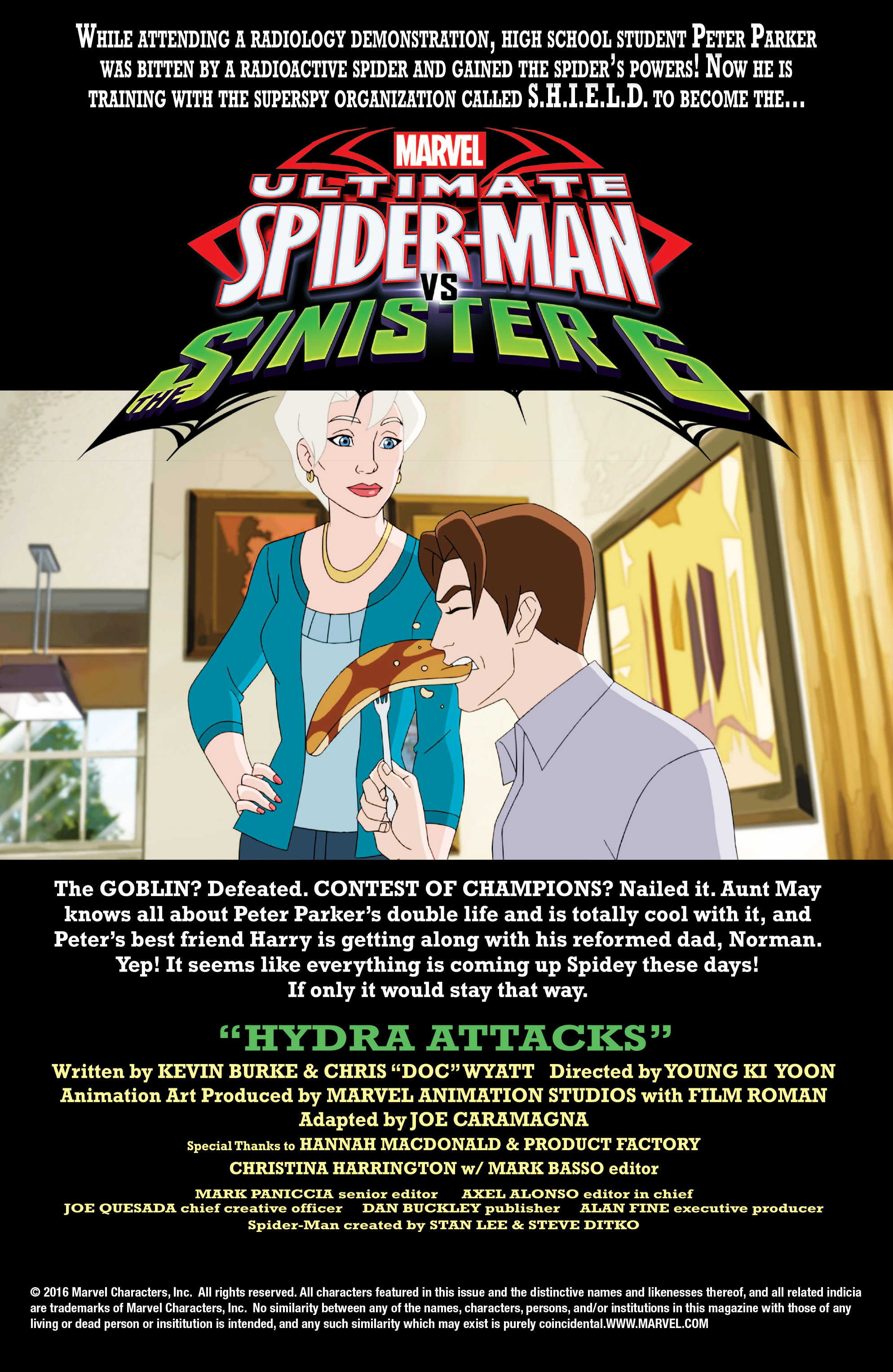 Read online Marvel Universe Ultimate Spider-Man Vs. The Sinister Six comic -  Issue #1 - 2