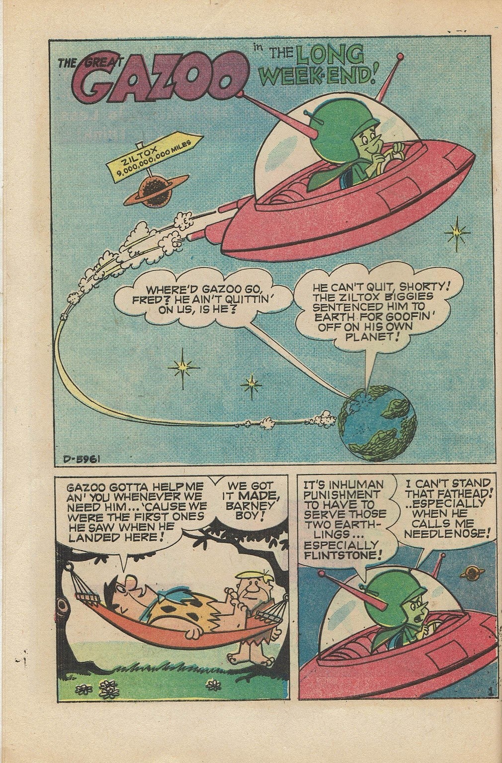 Read online Great Gazoo comic -  Issue #6 - 8