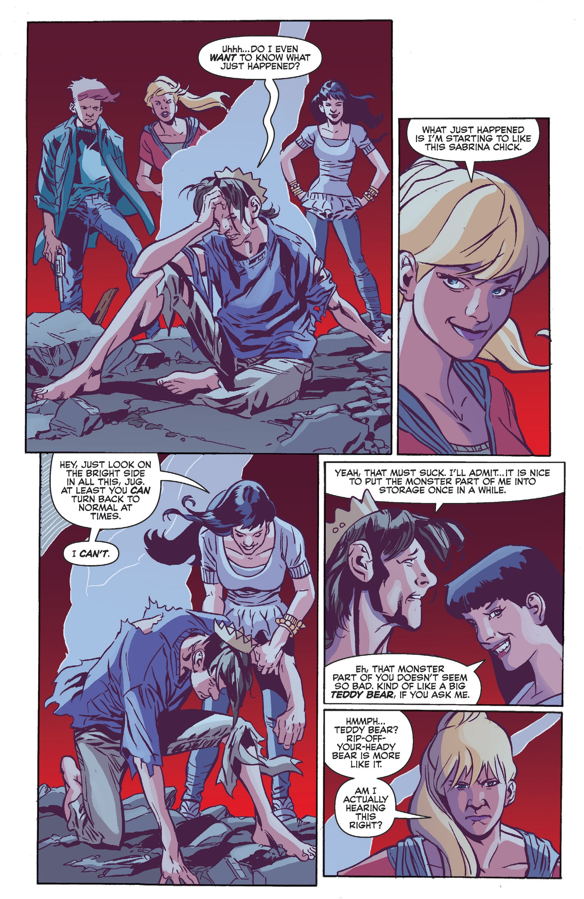Read online Jughead the Hunger vs. Vampironica comic -  Issue # _TPB - 74