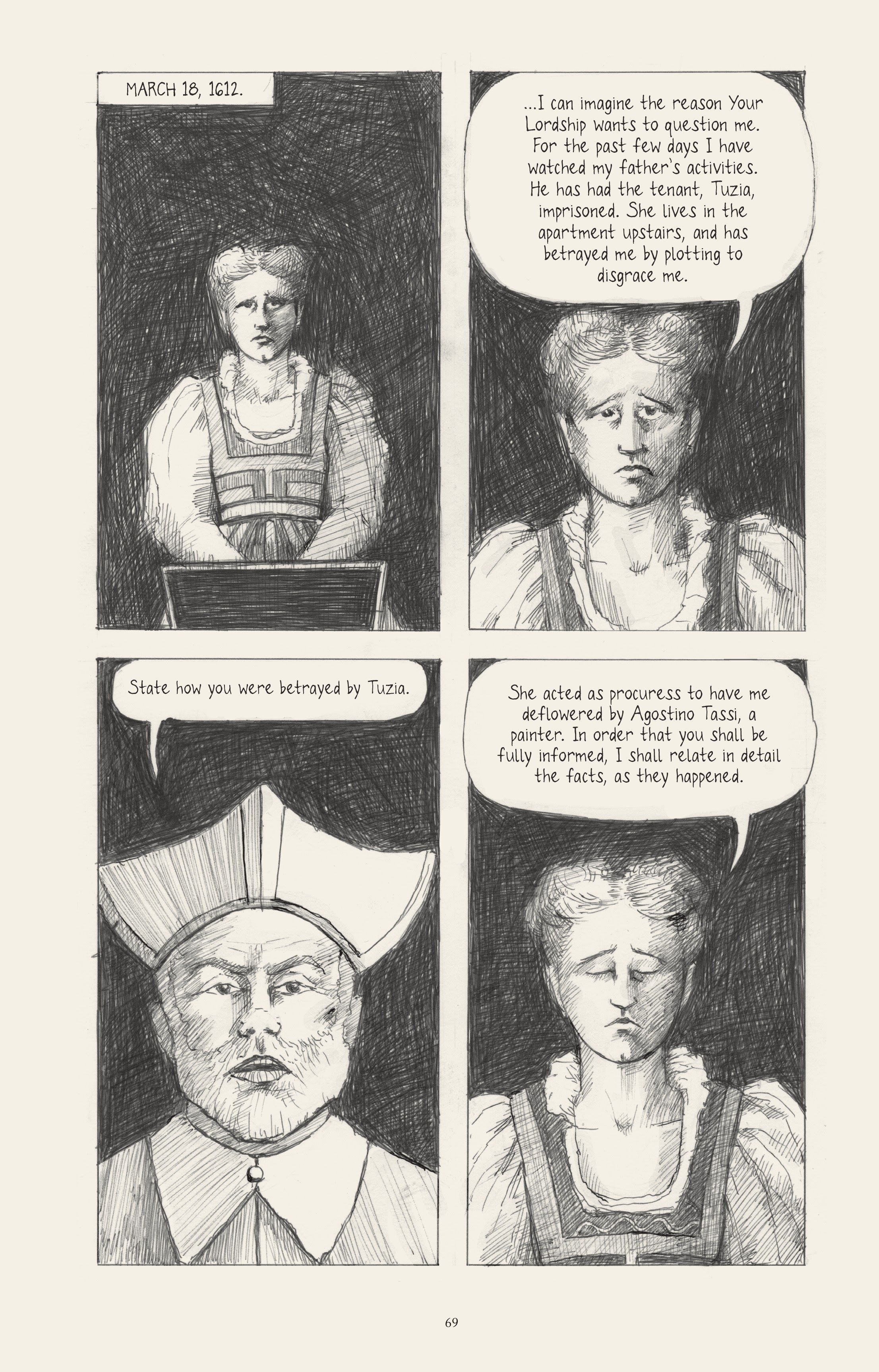 Read online I Know What I Am: The Life and Times of Artemisia Gentileschi comic -  Issue # TPB (Part 1) - 77