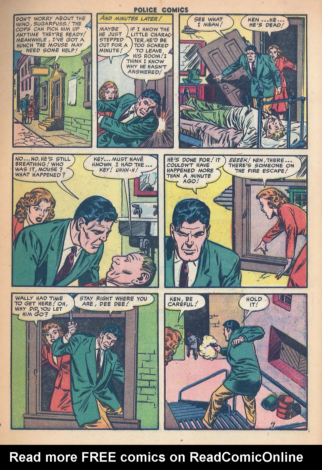 Read online Police Comics comic -  Issue #120 - 9