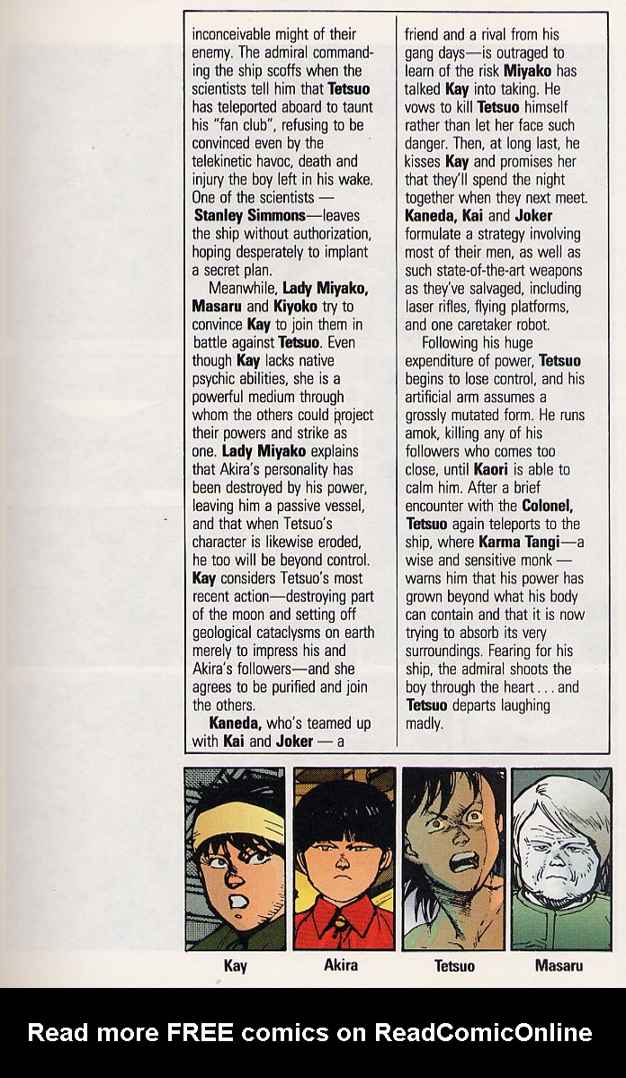 Read online Akira comic -  Issue #30 - 6