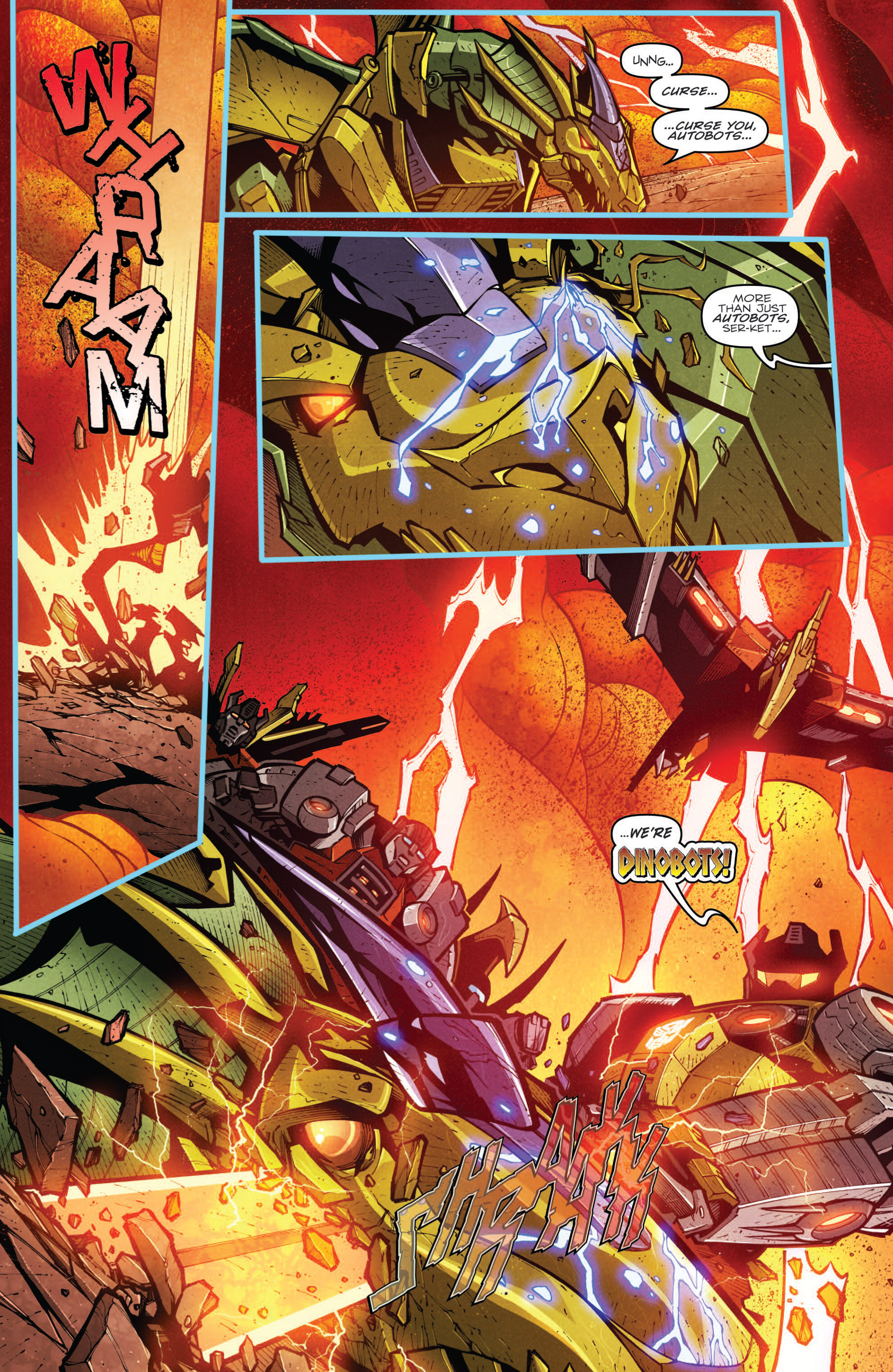 Read online The Transformers Prime: Rage of the Dinobots comic -  Issue #3 - 22