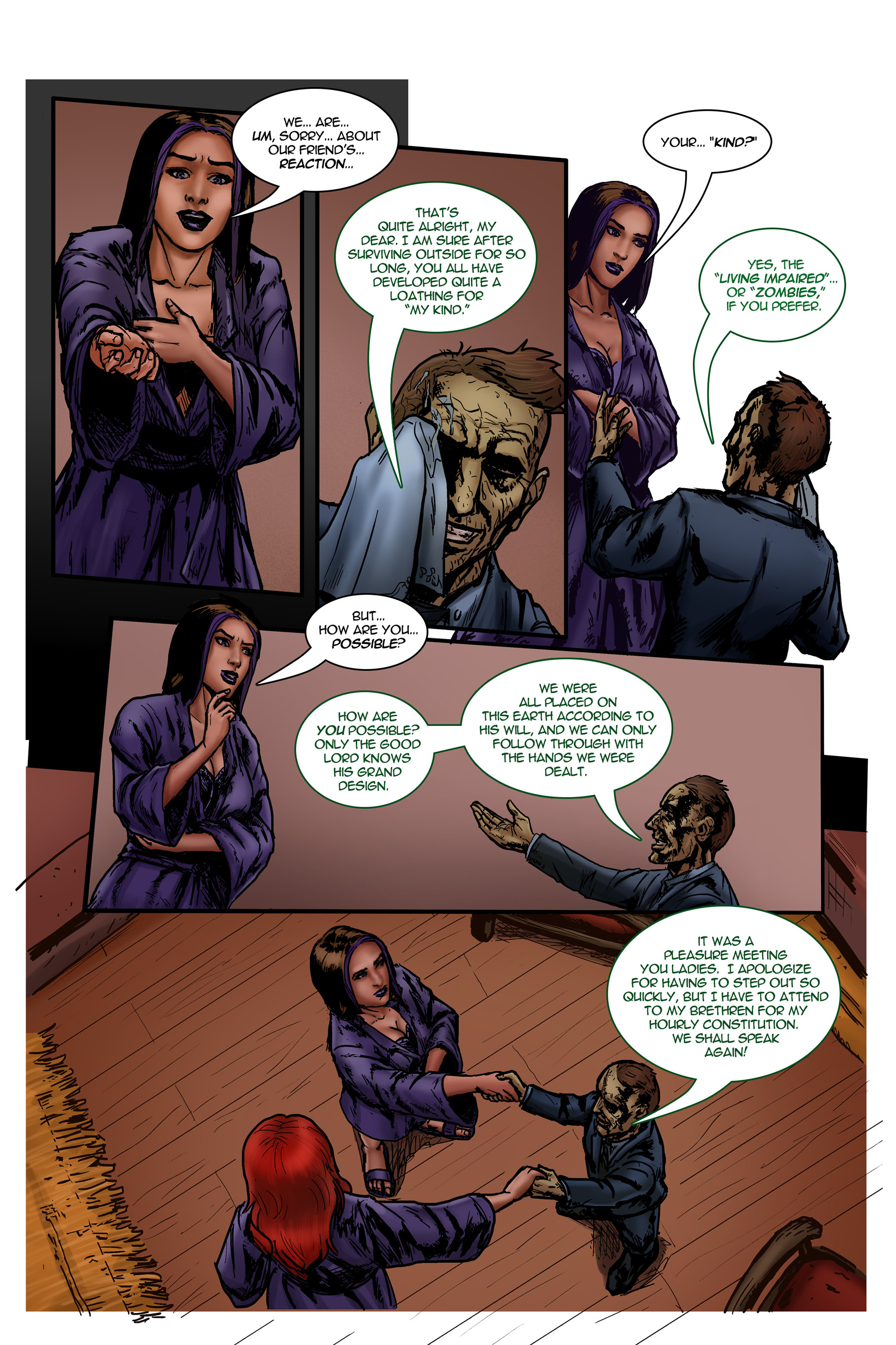 Read online Chaos Campus: Sorority Girls Vs. Zombies comic -  Issue #22 - 4