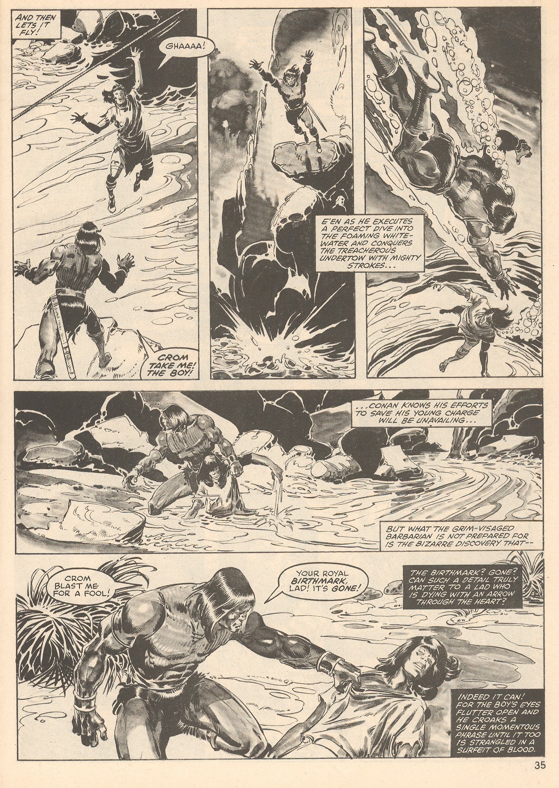 Read online The Savage Sword Of Conan comic -  Issue #76 - 35