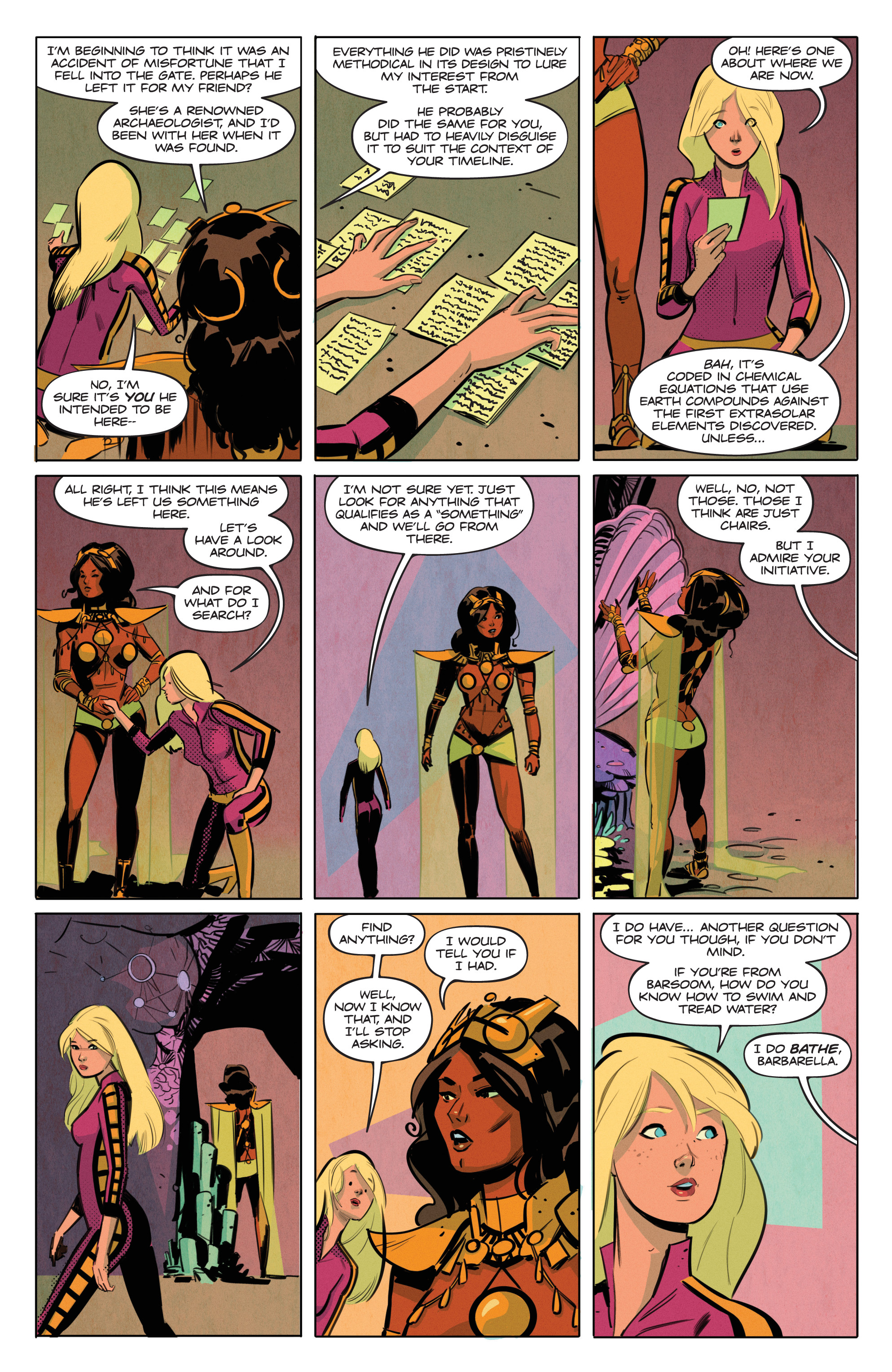 Read online Barbarella/Dejah Thoris comic -  Issue #2 - 19