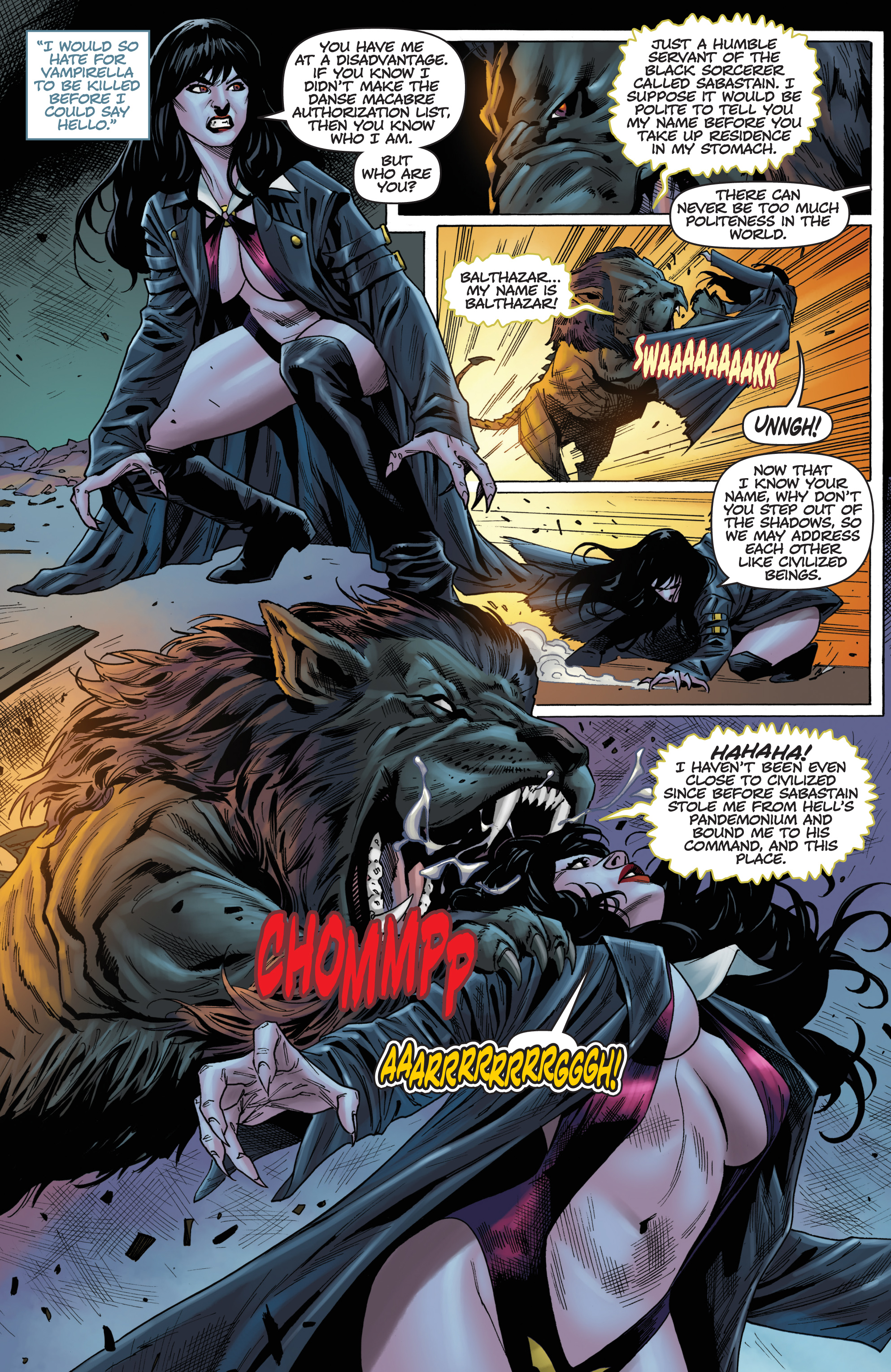 Read online Vengeance of Vampirella (2019) comic -  Issue #8 - 12